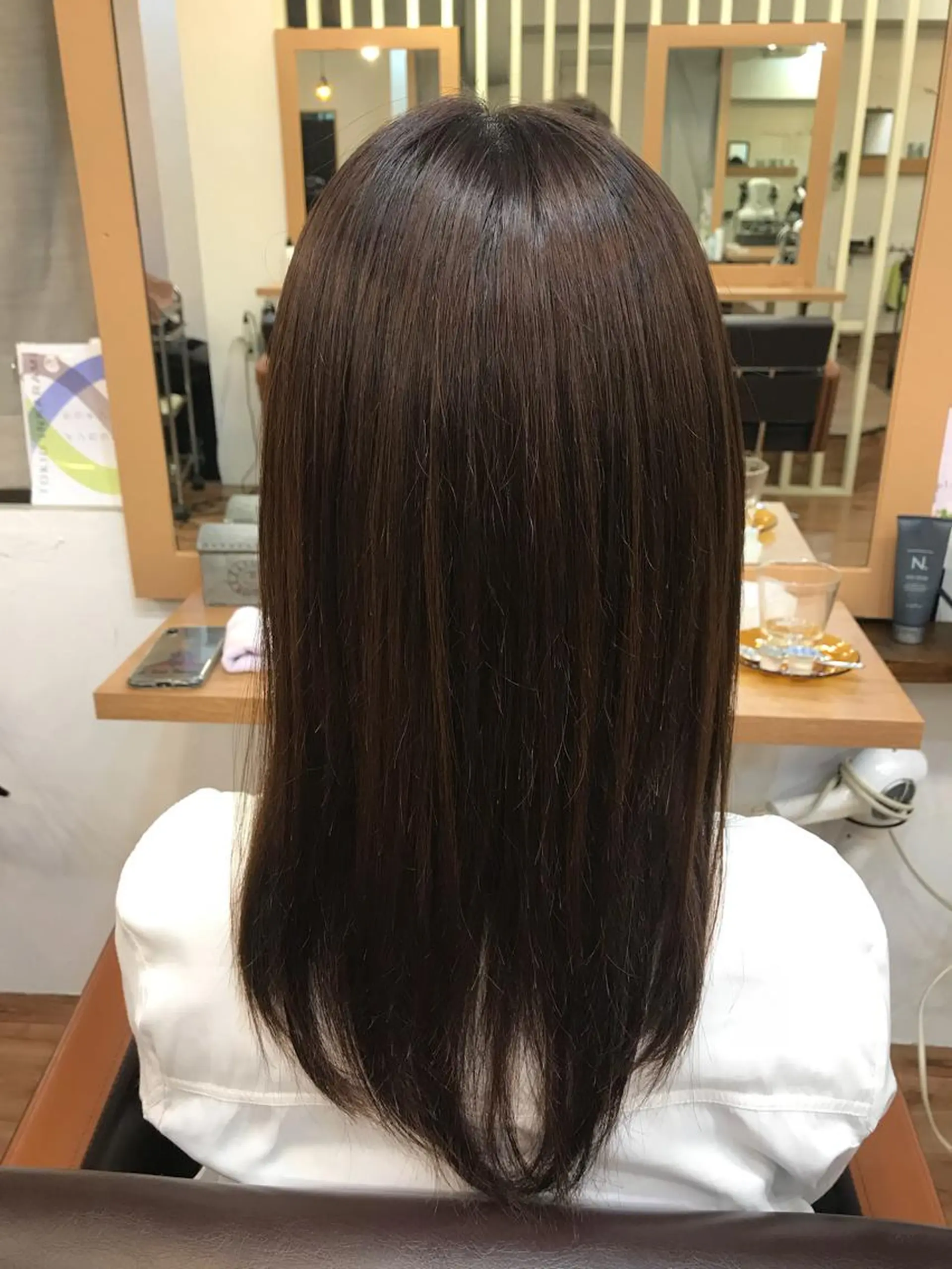 ロング カラー 髪質改善 トリートメント TARO／髪質改善 ×縮毛矯正のヘアスタイル