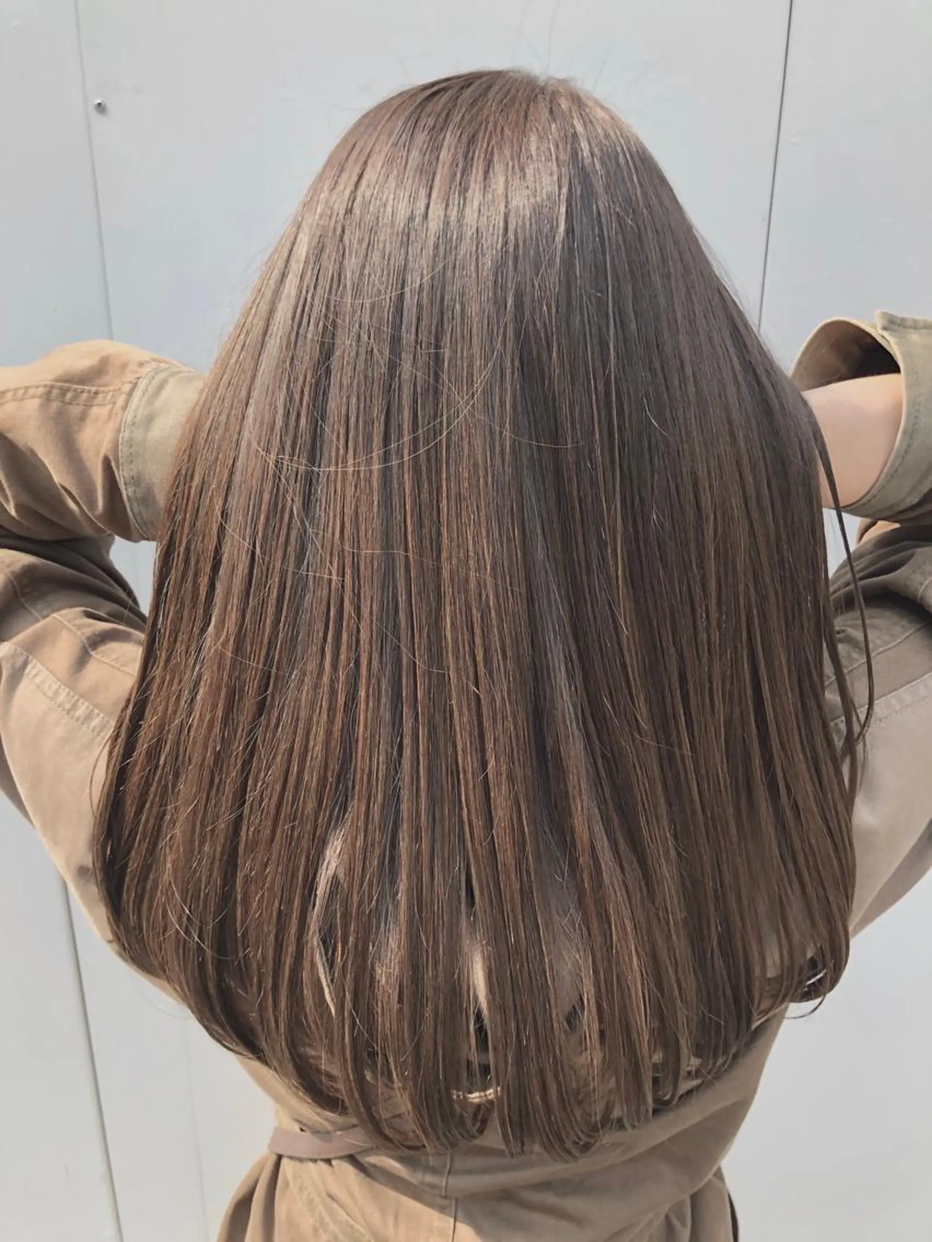 ロング カラー ブリーチ 透明感カラー ブリーチなしカラー 店長　濱口 花菜　美髪整形のヘアスタイル