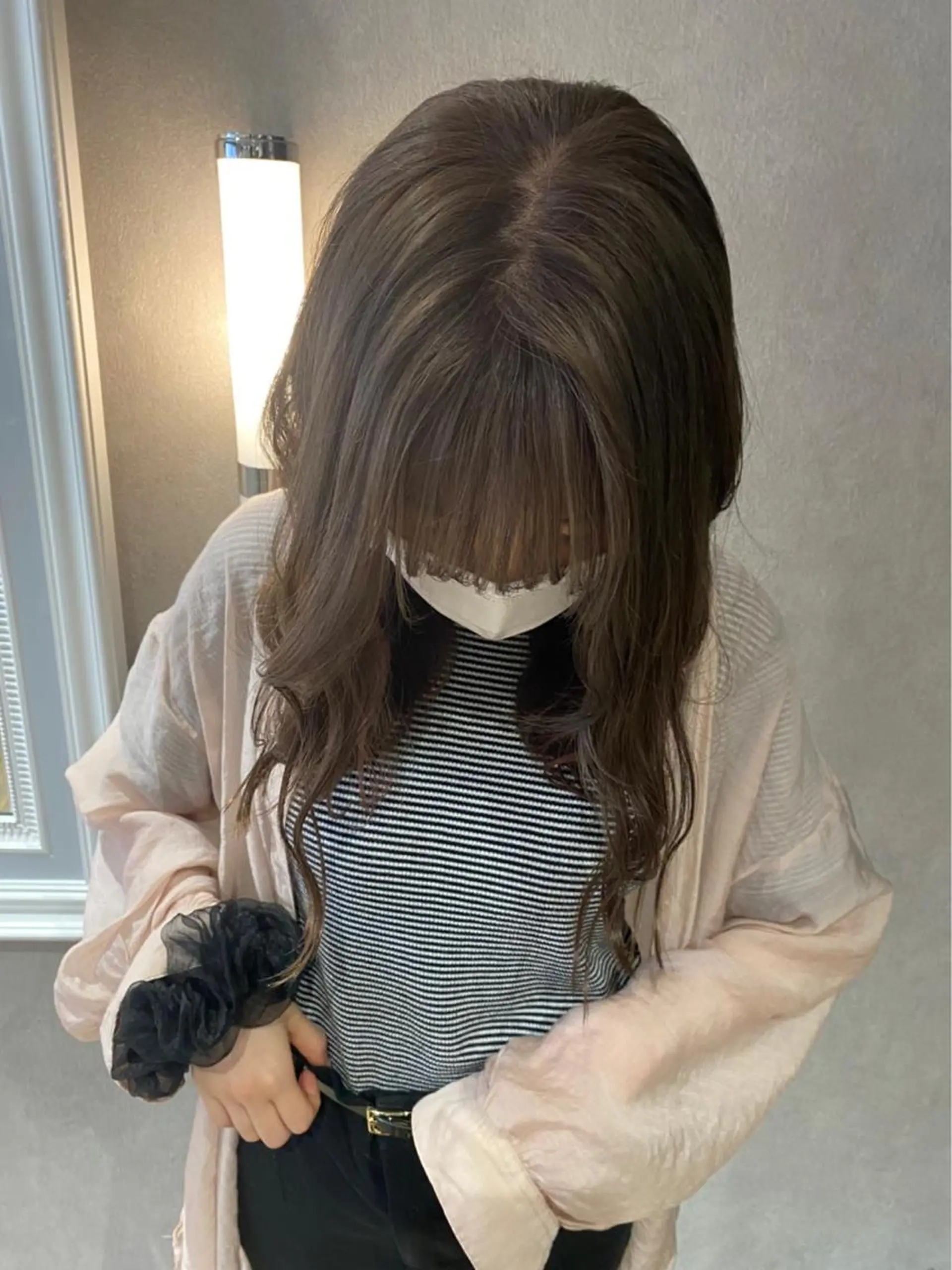 セミロング カラー miyu /大阪美容室のヘアスタイル
