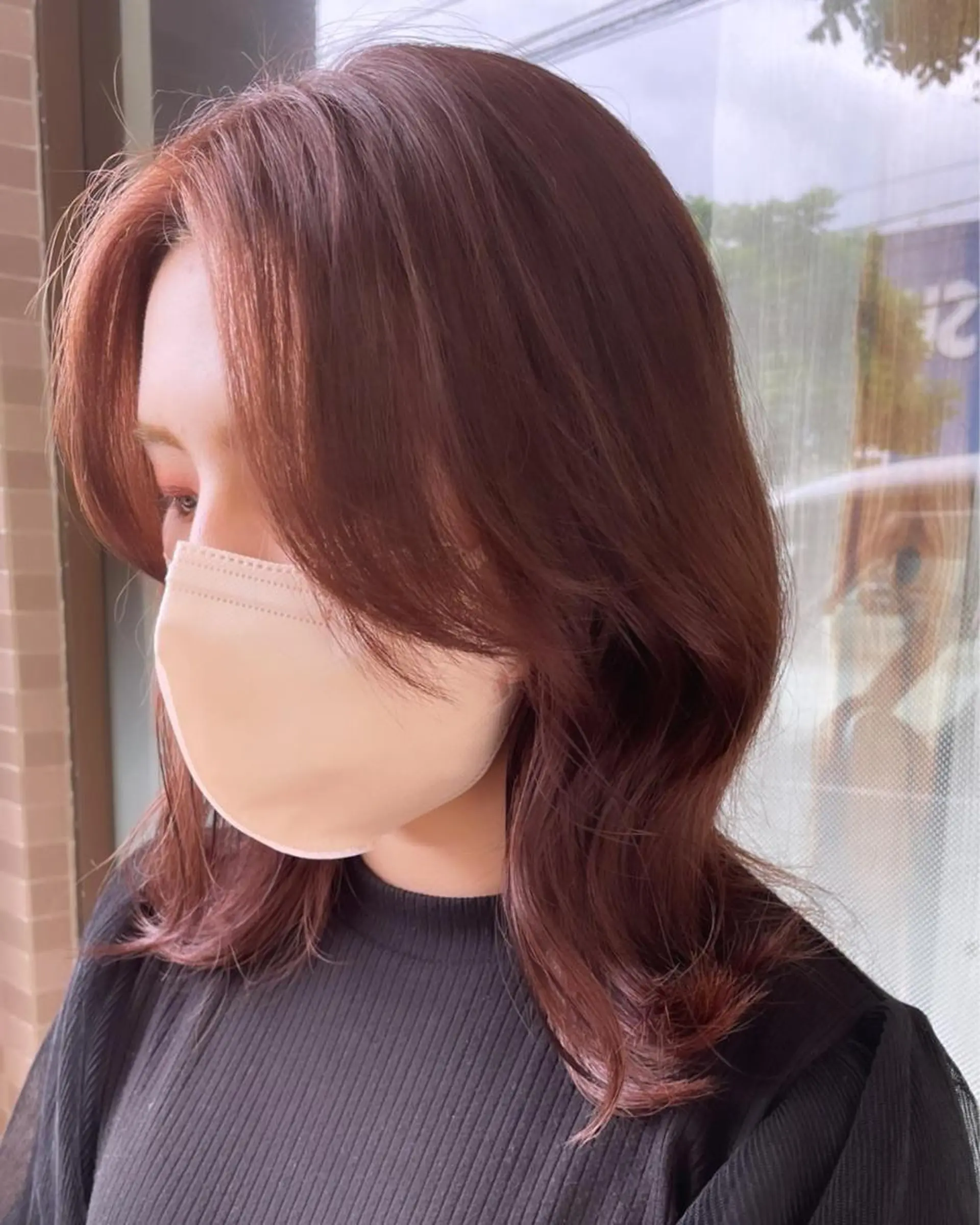 ミディアム ケアカラー andKおもろまち店 艶ダブルカラー✨のヘアスタイル