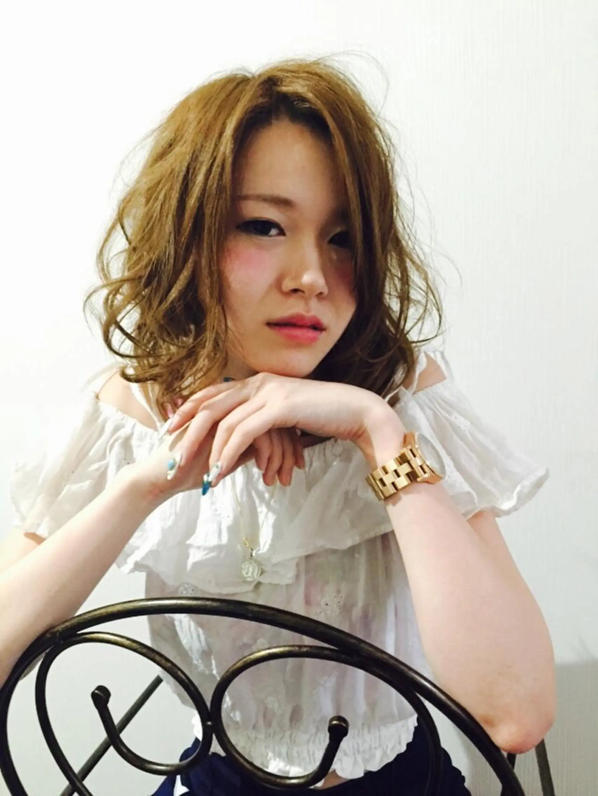 ミディアム パーマ ヘッドスパ 阿久津 泰幸のヘアスタイル