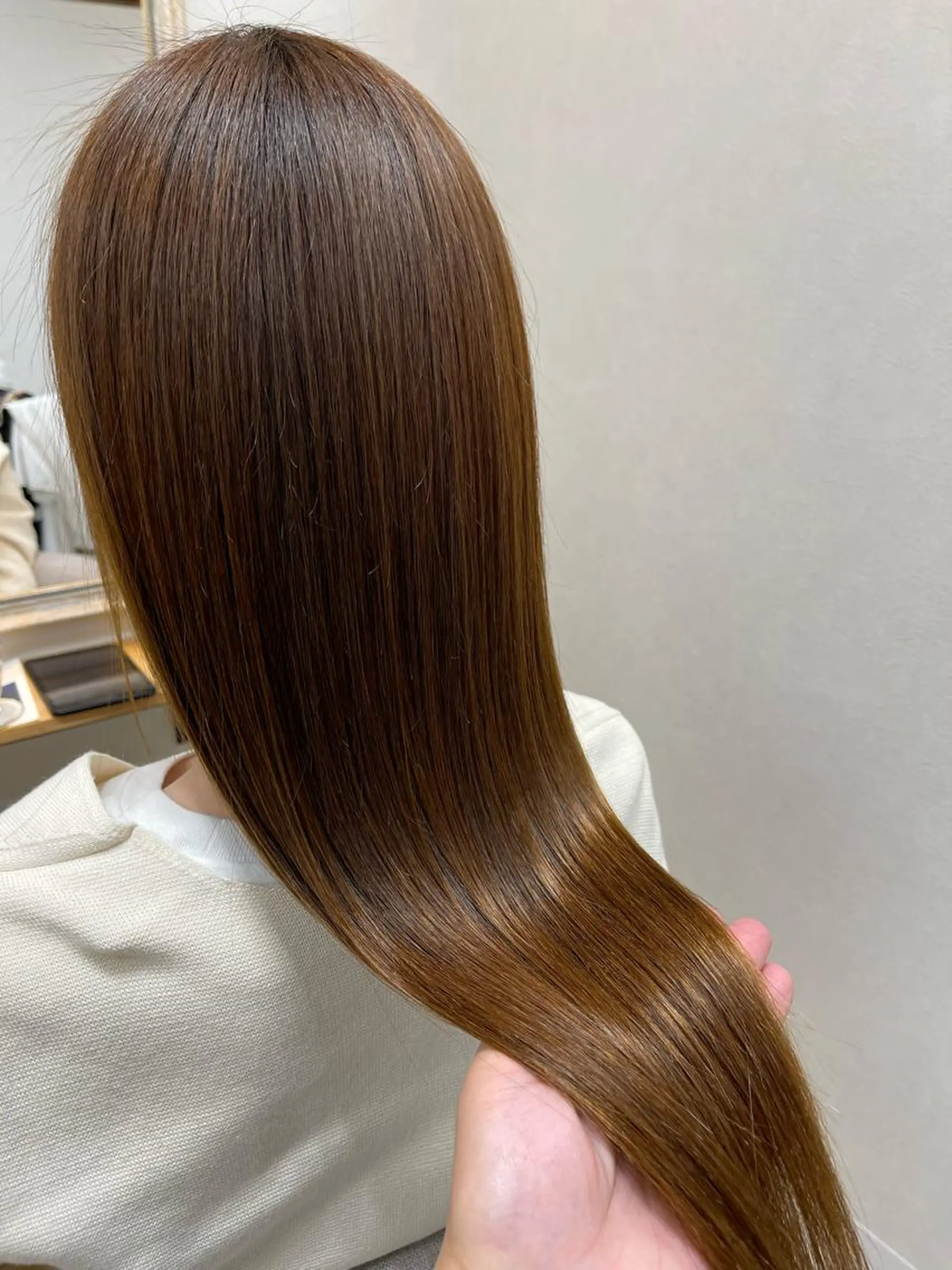 セミロング カラー カット ヘアカラー 縮毛矯正 池田 雄太 ✨美髪縮毛矯正✨のヘアスタイル