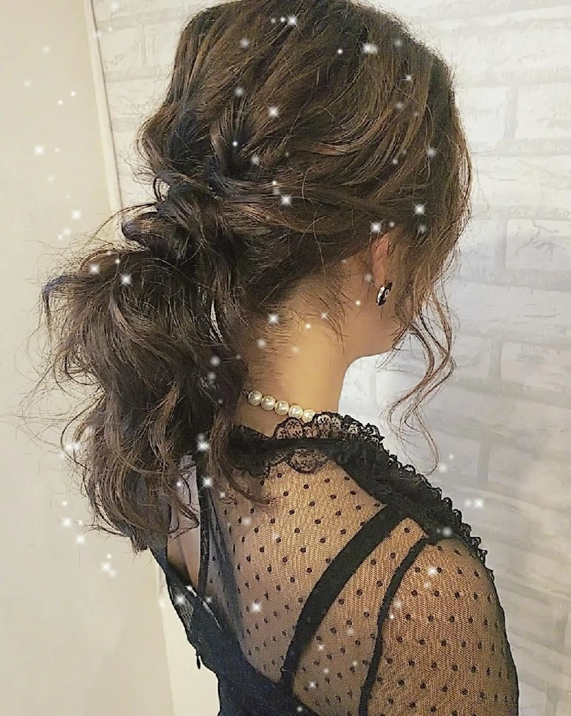 ロング ヘアアレンジ RU RIのヘアスタイル