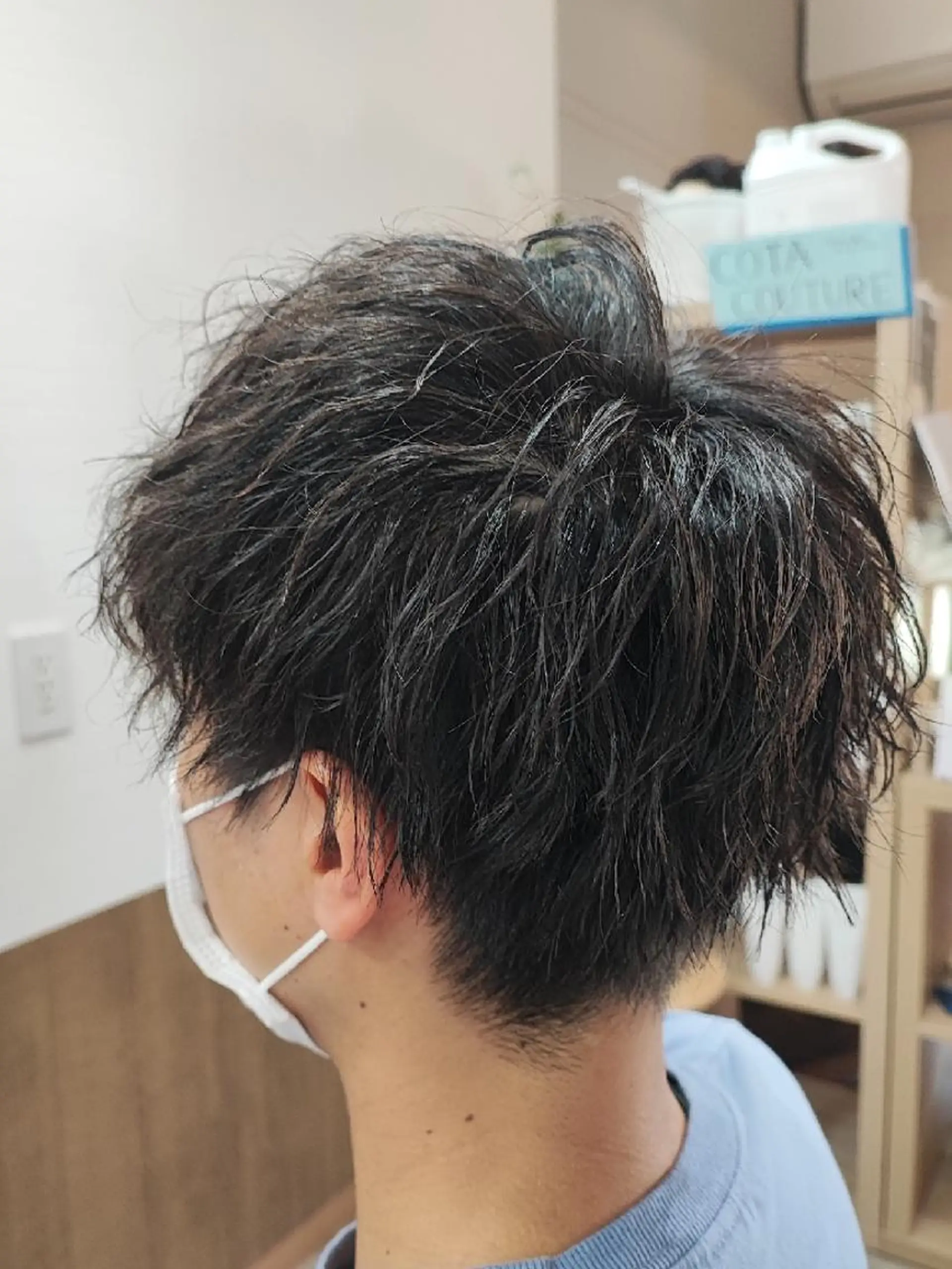 ショート メンズ パーマ カット パーマ 藤田 大輔のヘアスタイル