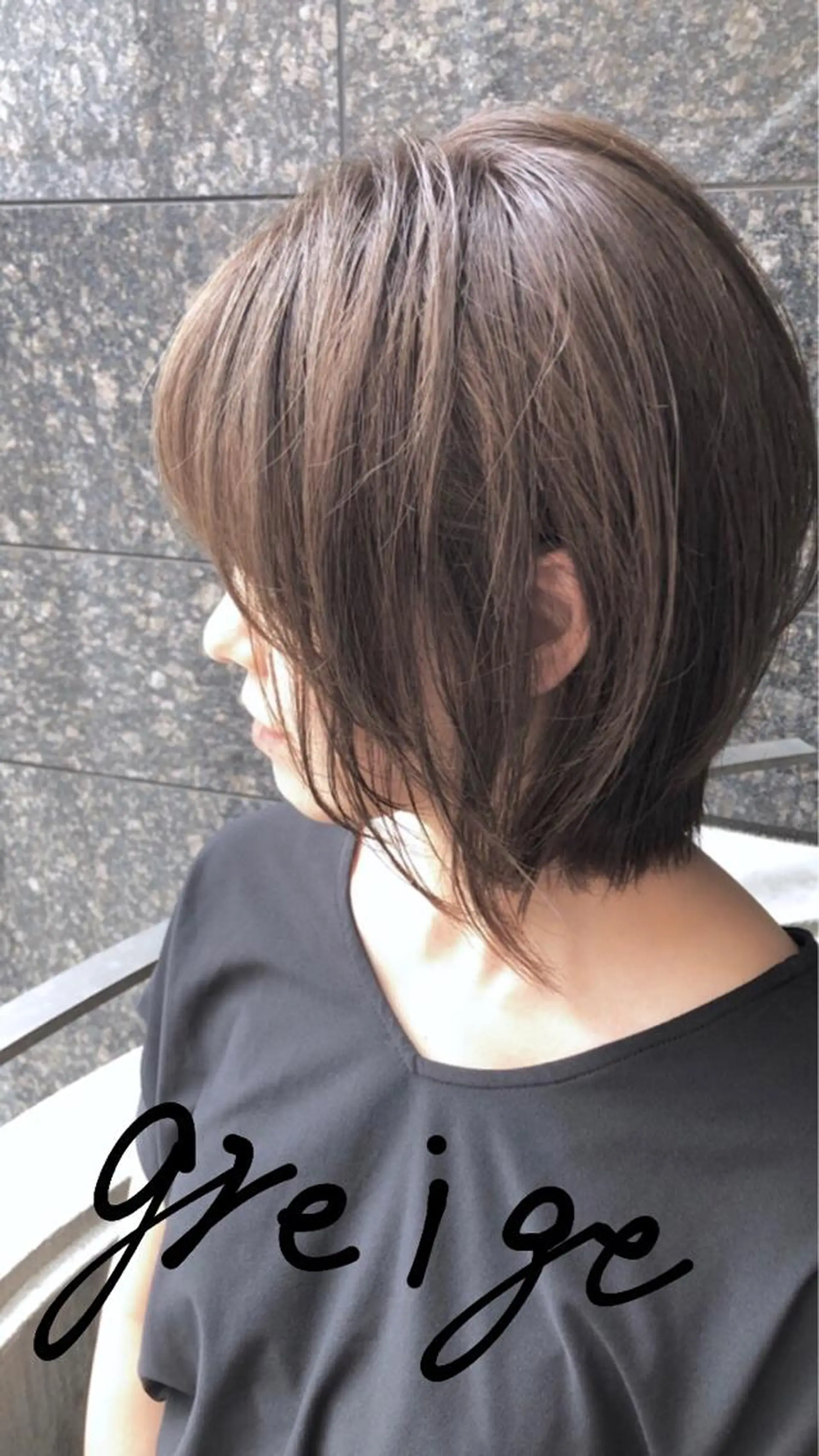 ミディアム カラーアンドケアリタ kitamuuuのヘアスタイル