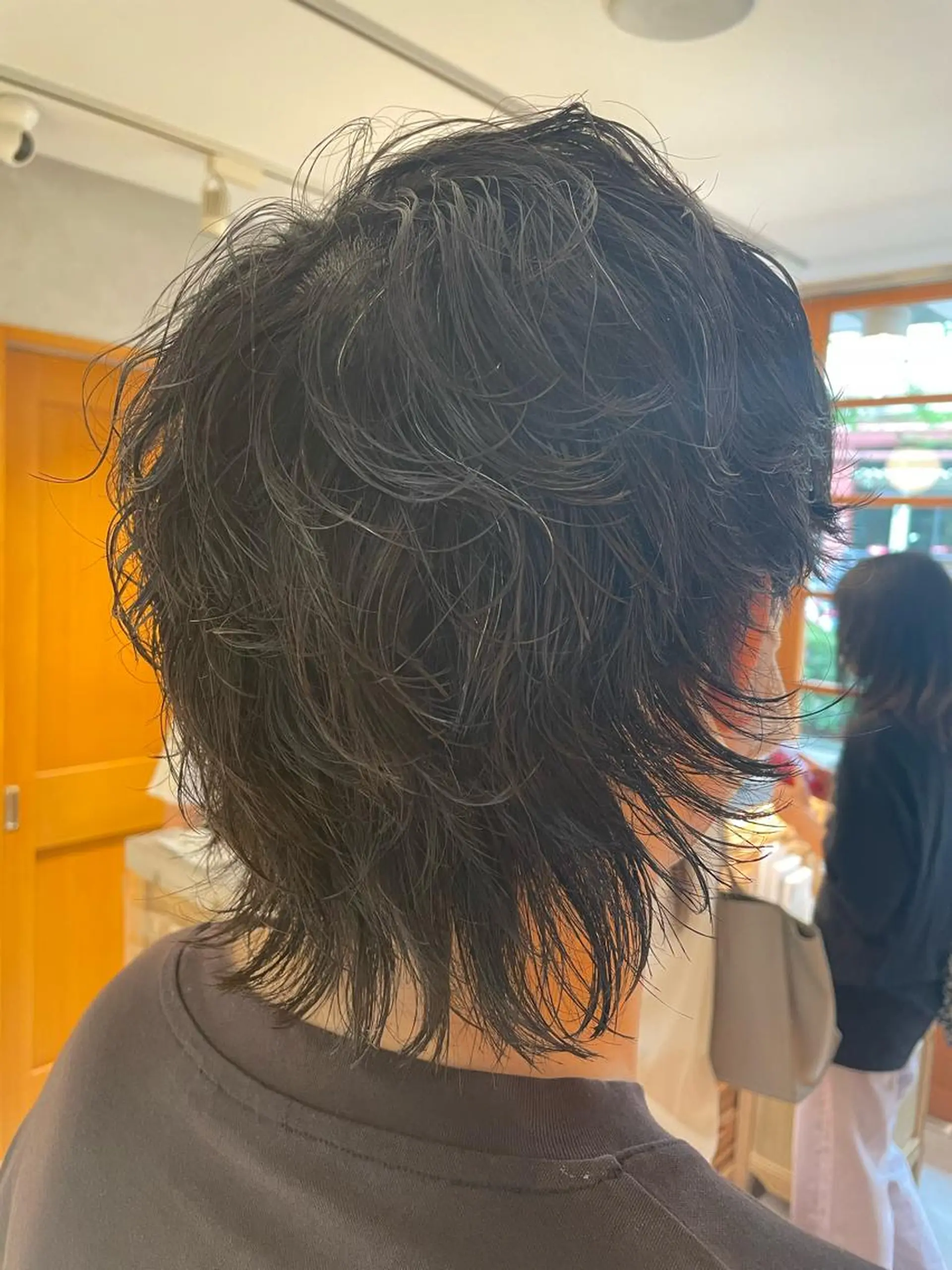 ミディアム パーマ メンズ カット パーマ トリートメント ヘッドスパ 【店長】 草間大輔のヘアスタイル