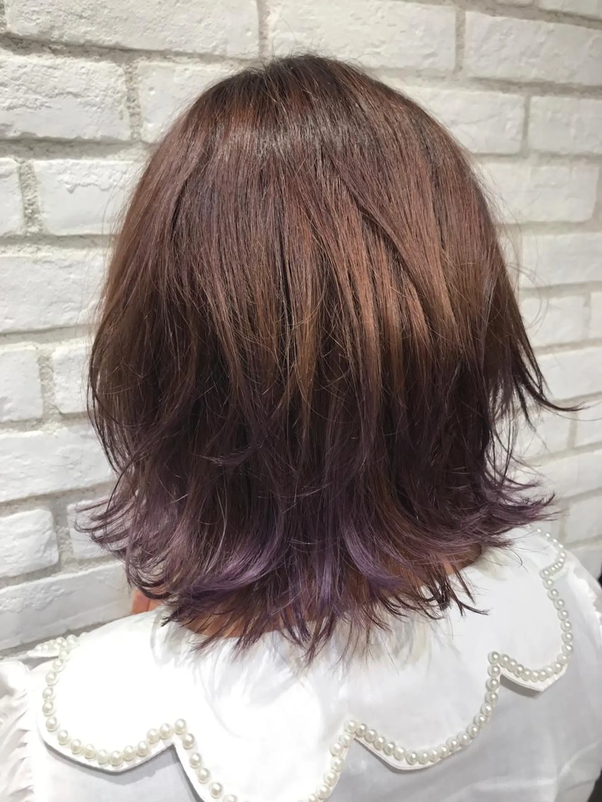 ショート カラー グラデーションカラー パープルカラー Ash 戸田公園店のヘアスタイル