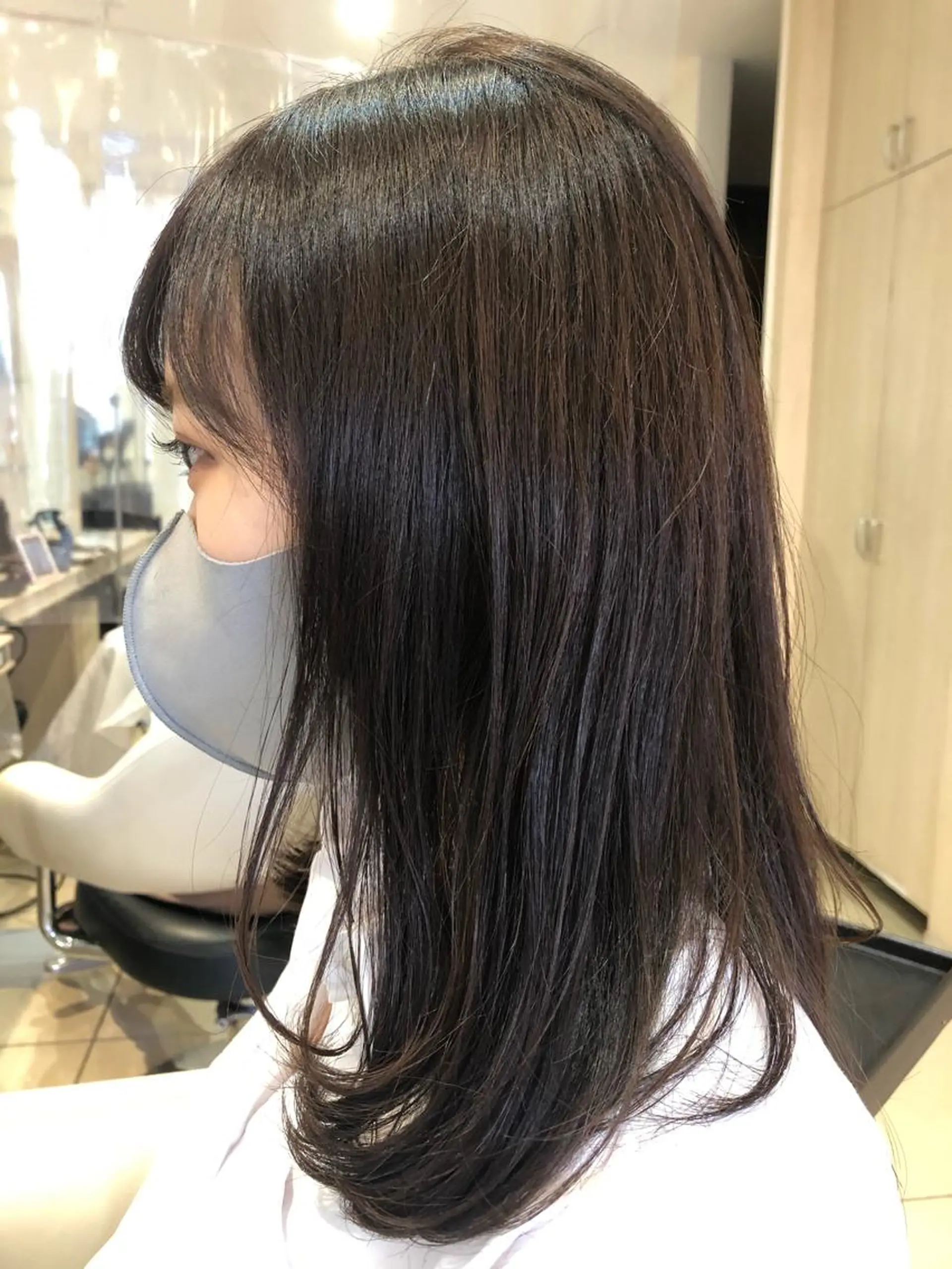 ロング カジサ ケイコのヘアスタイル