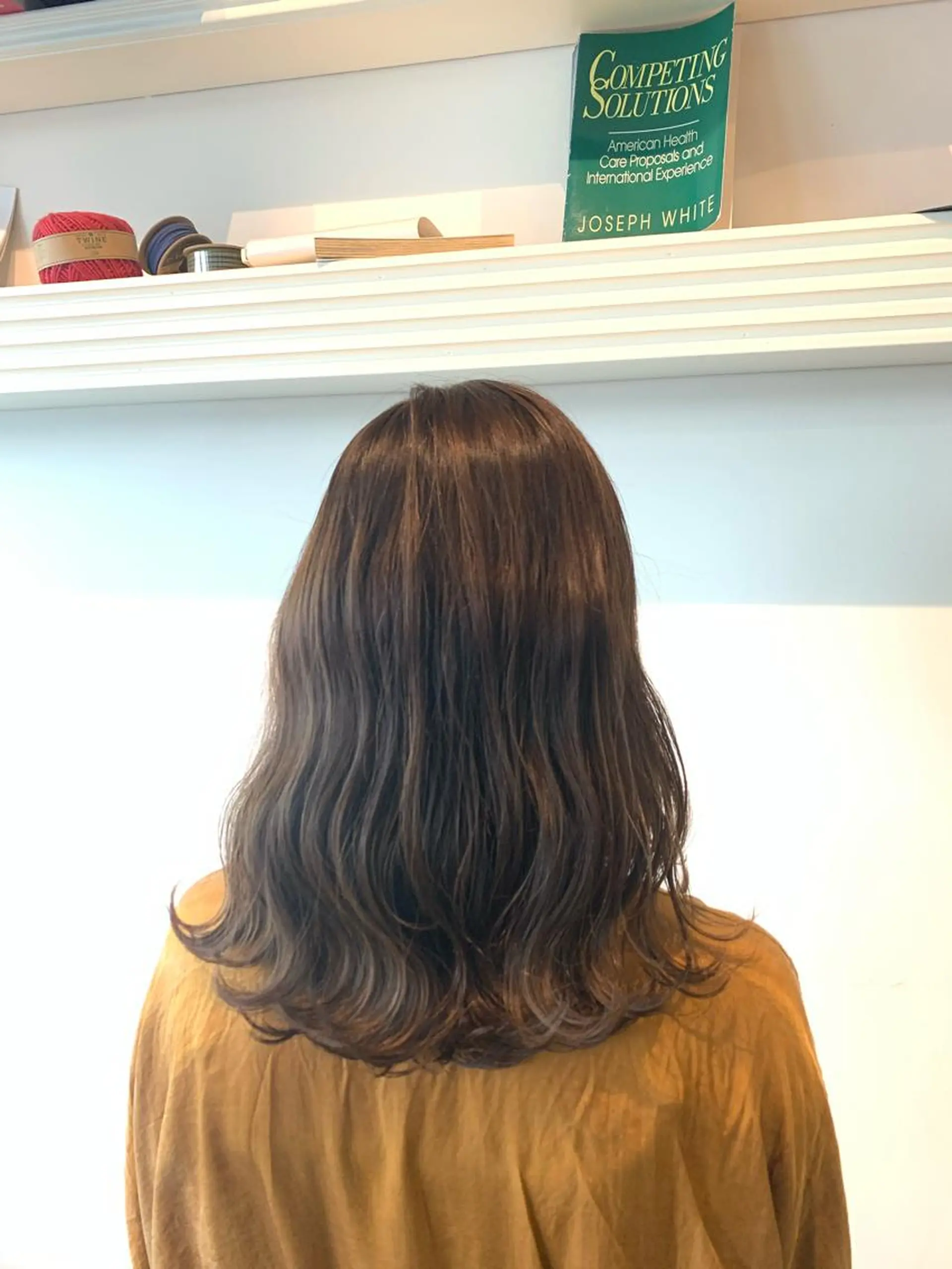 セミロング ヘアカラー トリートメント ヘッドスパ ヘアセット 大宮/山口 竣也のヘアスタイル