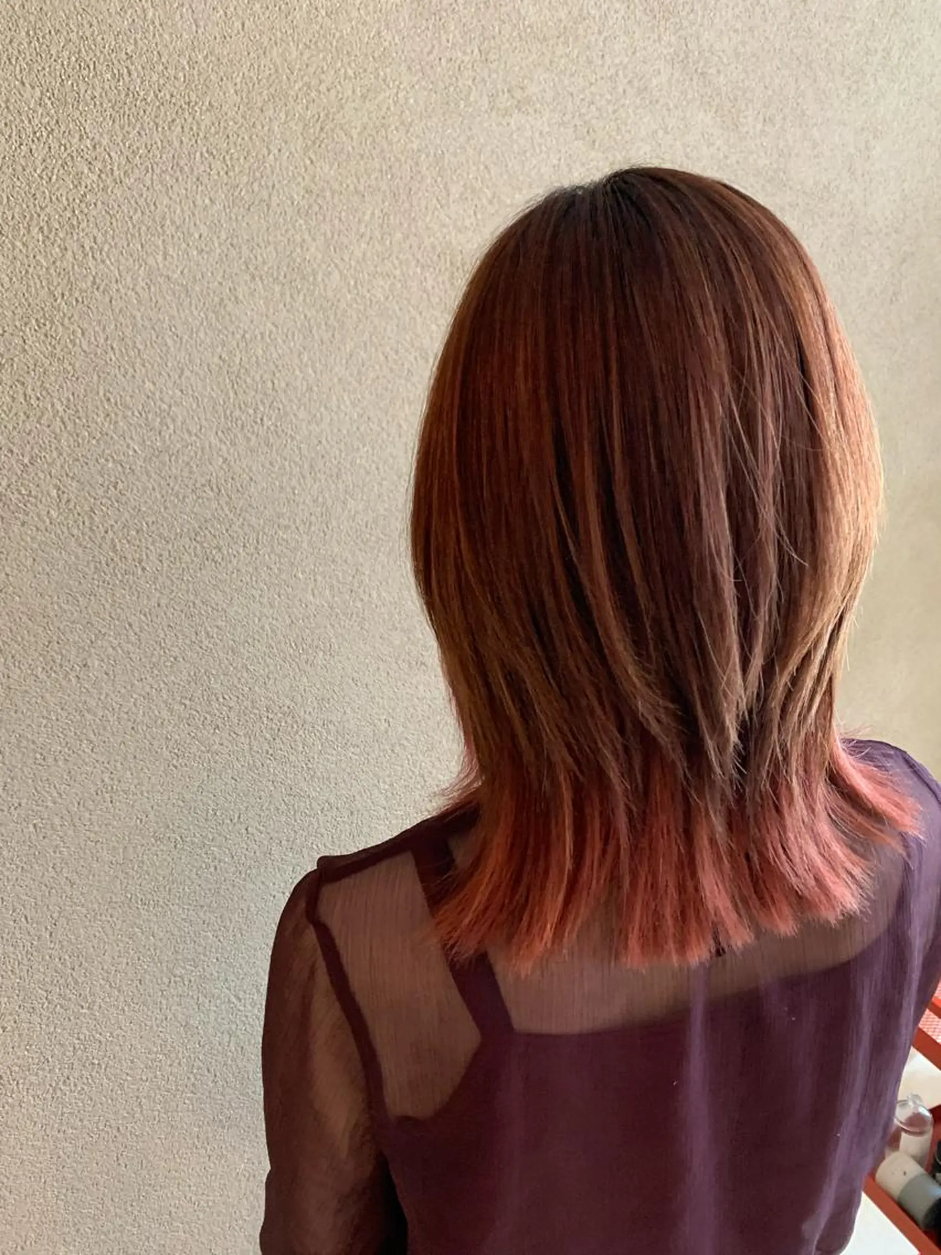 セミロング ヘアカラー PADOU平松 典幸のヘアスタイル