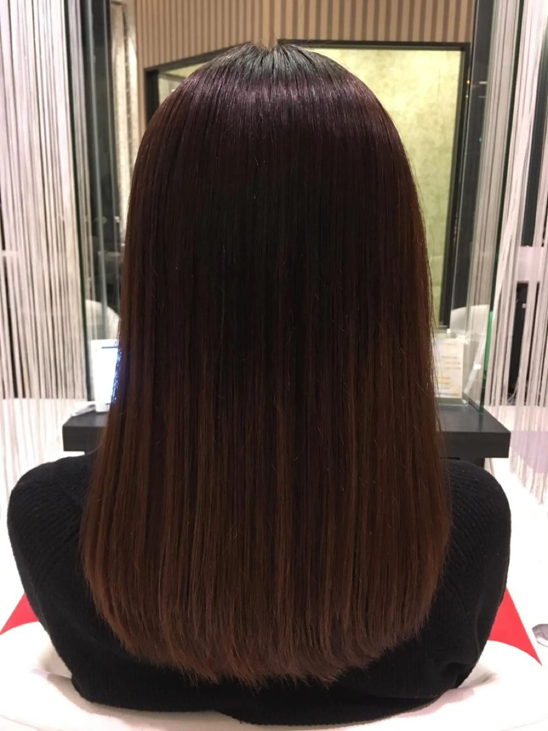 ロング 髪質改善 トリートメント 傷んだ髪をサラサラに 曲がる縮毛矯正◎高岡のヘアスタイル