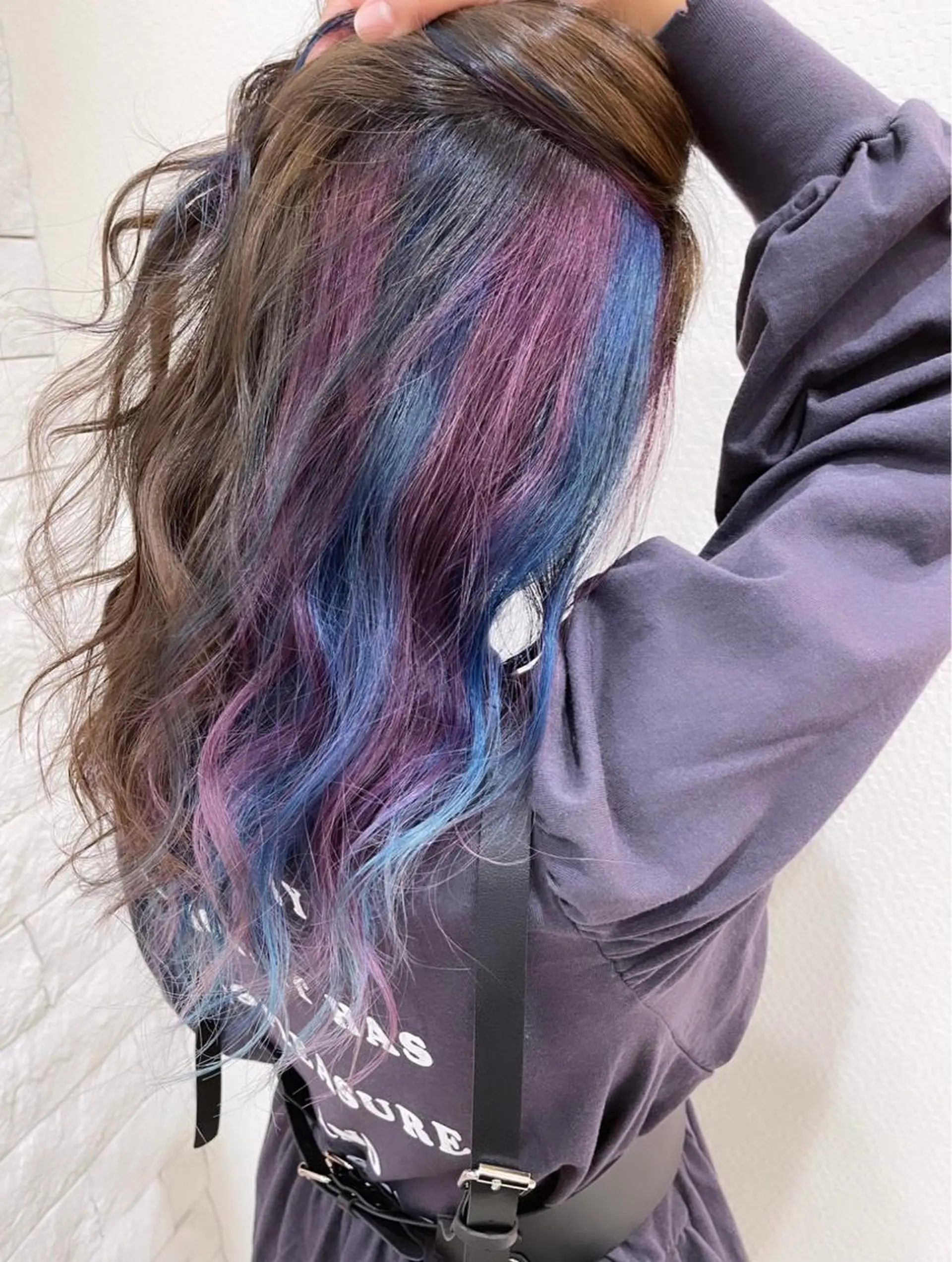 カラー ブルーカラー ヘアカラー 名古屋のピンク好き かずくん🦩のヘアスタイル