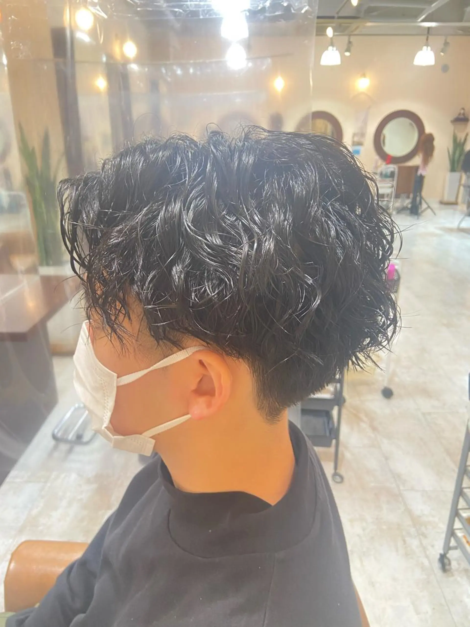 パーマ メンズ メンズパーマ スパイラルパーマ 🌷名駅／髪質改善 ヘアセット/モネ🌷のヘアスタイル