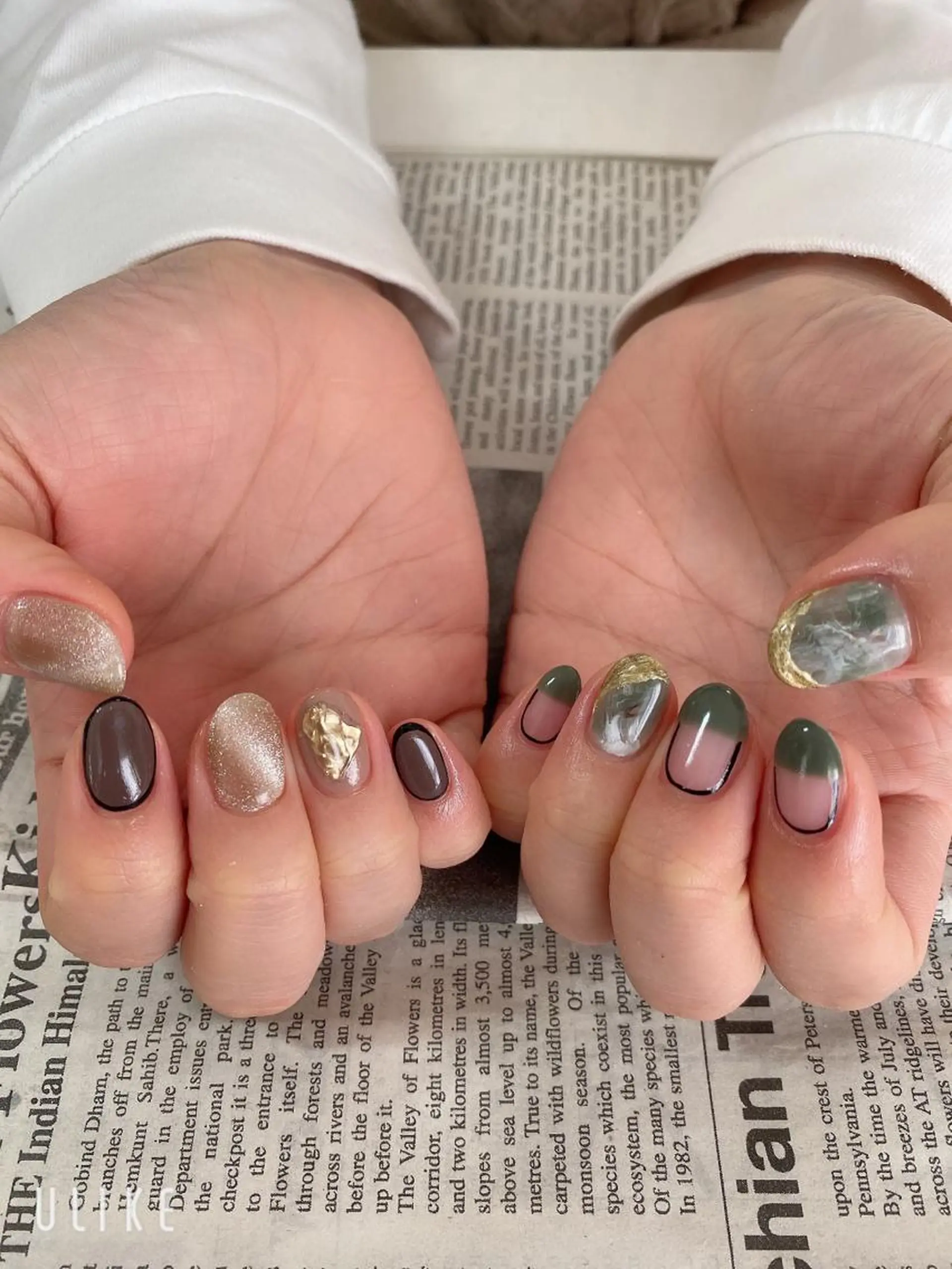 ネイル ハンドネイル ハンドケア 森山 舞のネイルデザイン