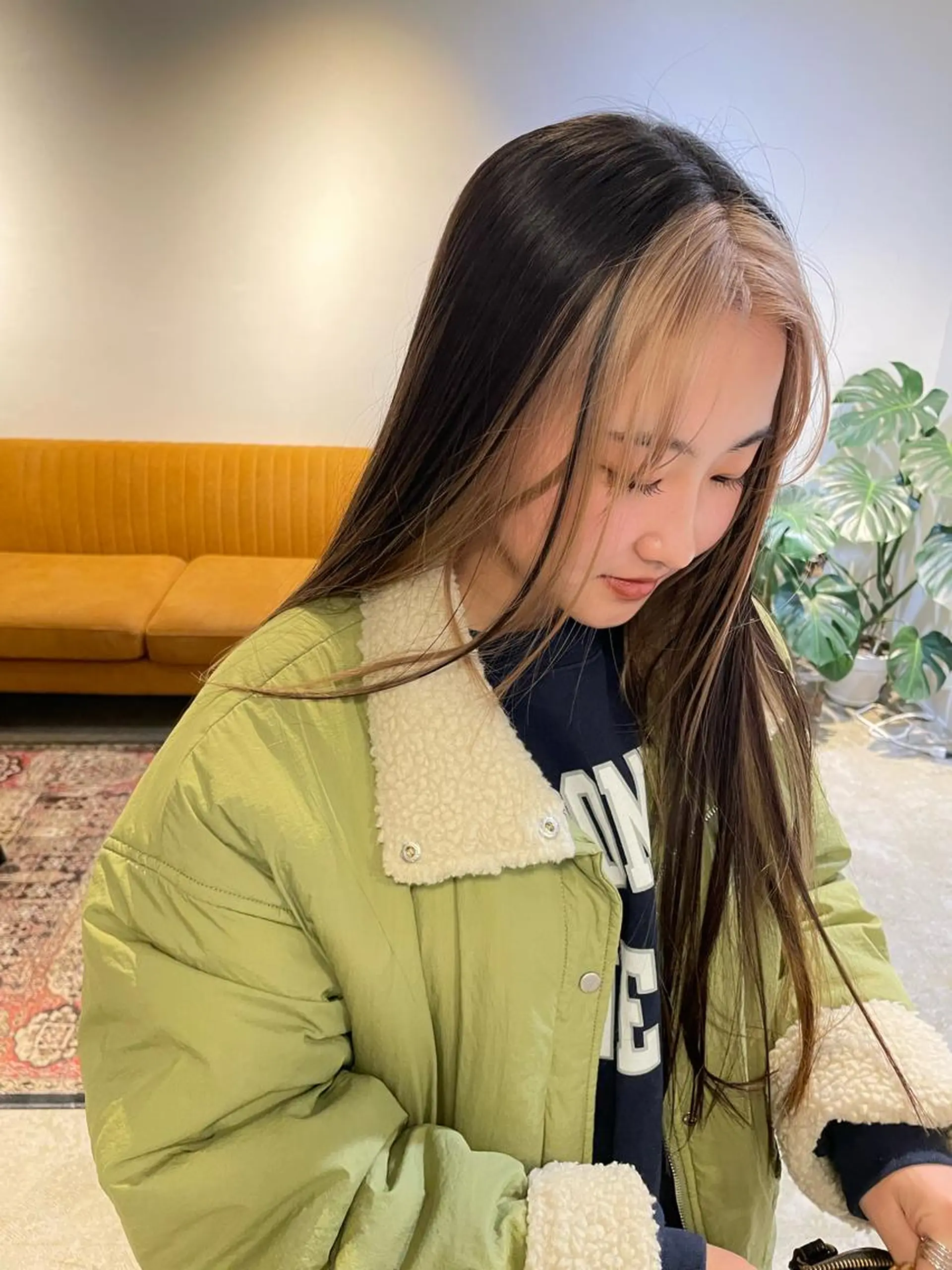 ロング ヘアカラー 心斎橋/海外レイヤー 募集中三好玲奈のヘアスタイル