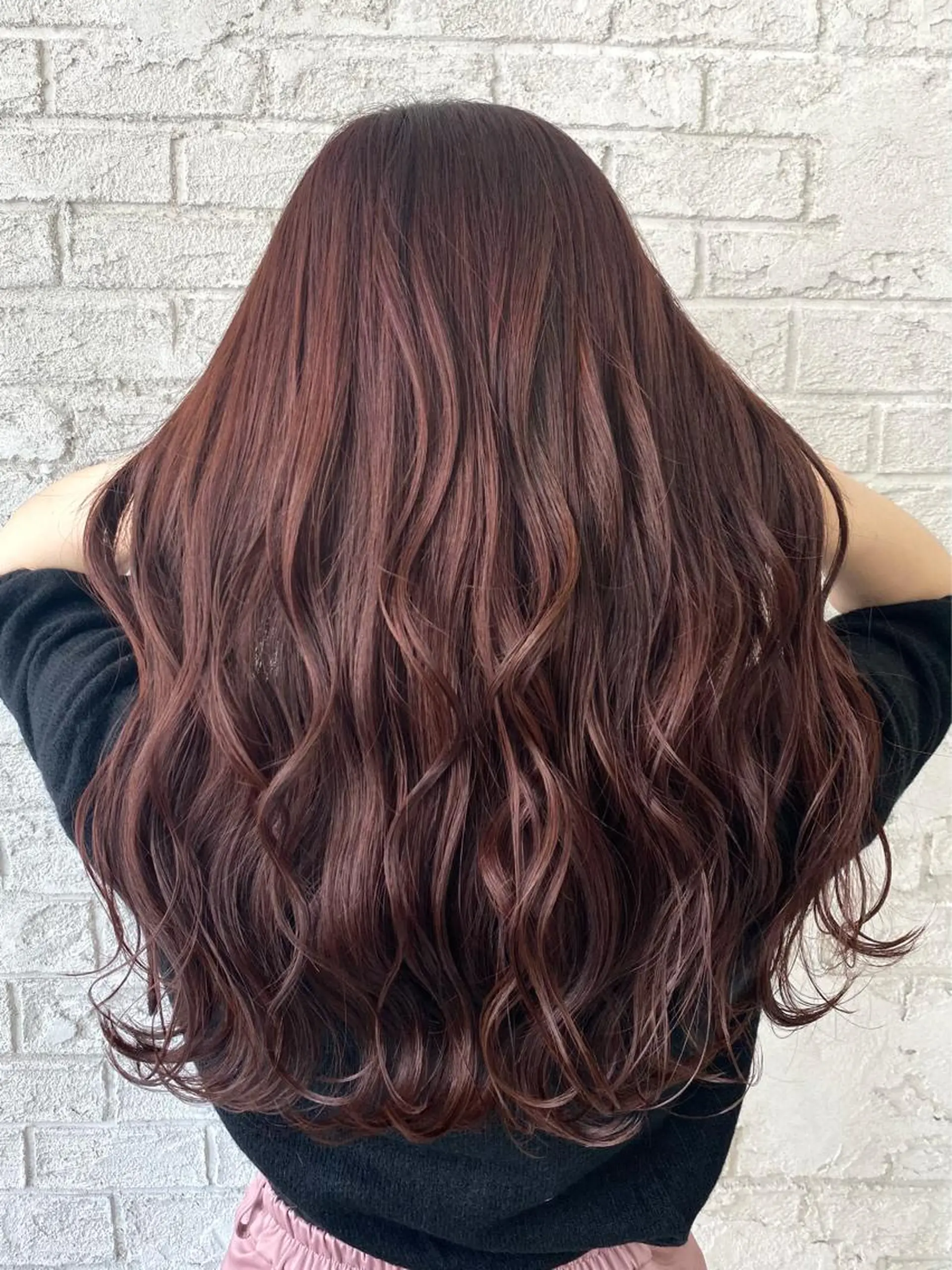 ロング カラー ブリーチ イルミナカラー ラベンダーカラー ピンクカラー ピンクラベンダー カット ヘアカラー トリートメント 池袋/韓国レイヤー 💗🐇amiのヘアスタイル