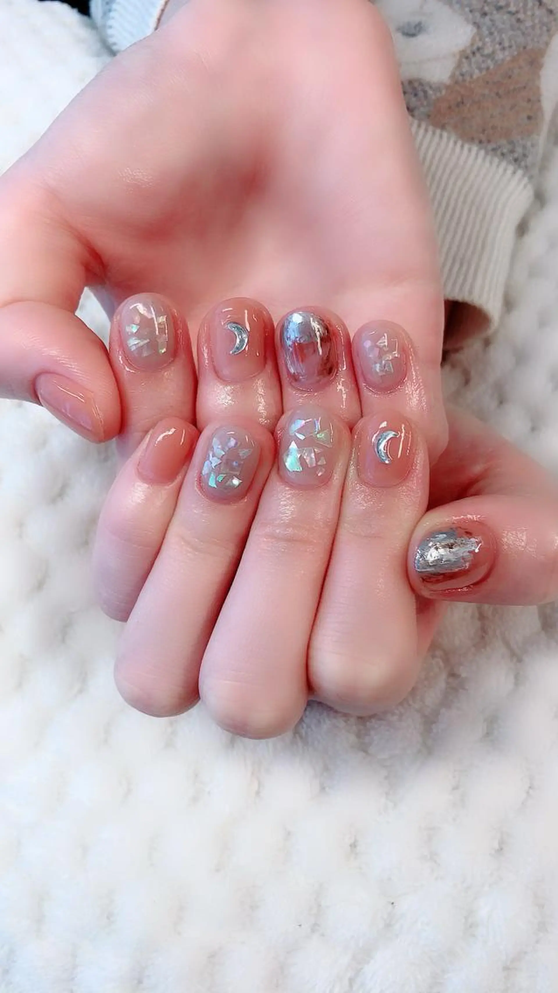 ネイル ジェルネイル ニュアンスネイル ono megumiのネイルデザイン