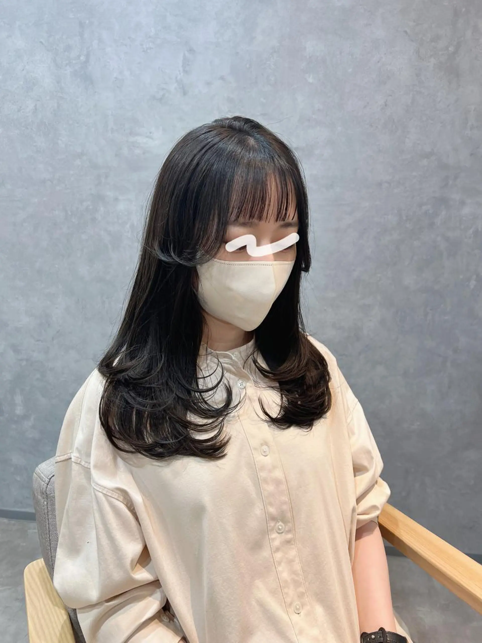 ロング カラー レイヤーカット 中村 ひなたのヘアスタイル