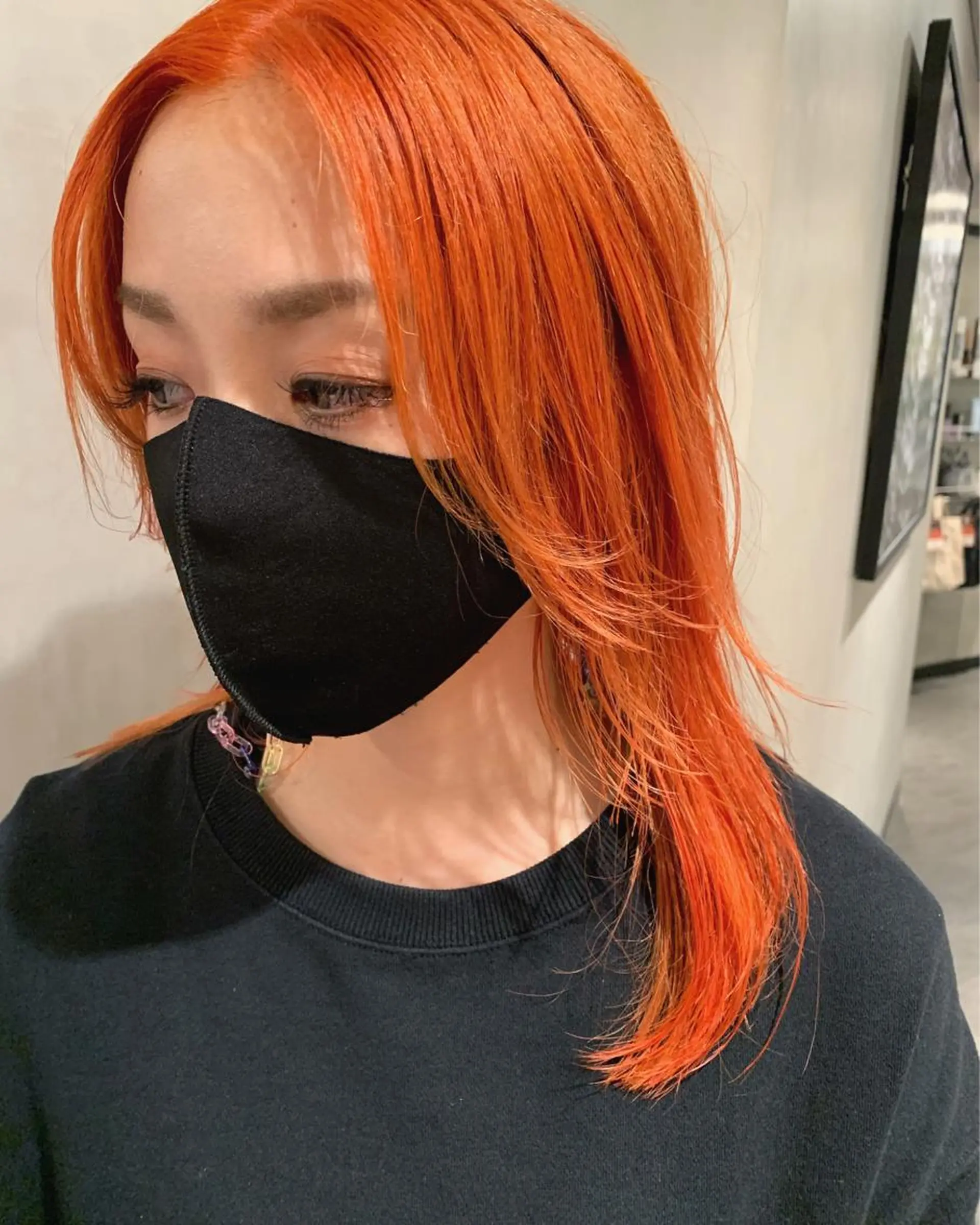 ミディアム カラー カット ヘアカラー トリートメント 優作 〜圧倒的信頼〜のヘアスタイル