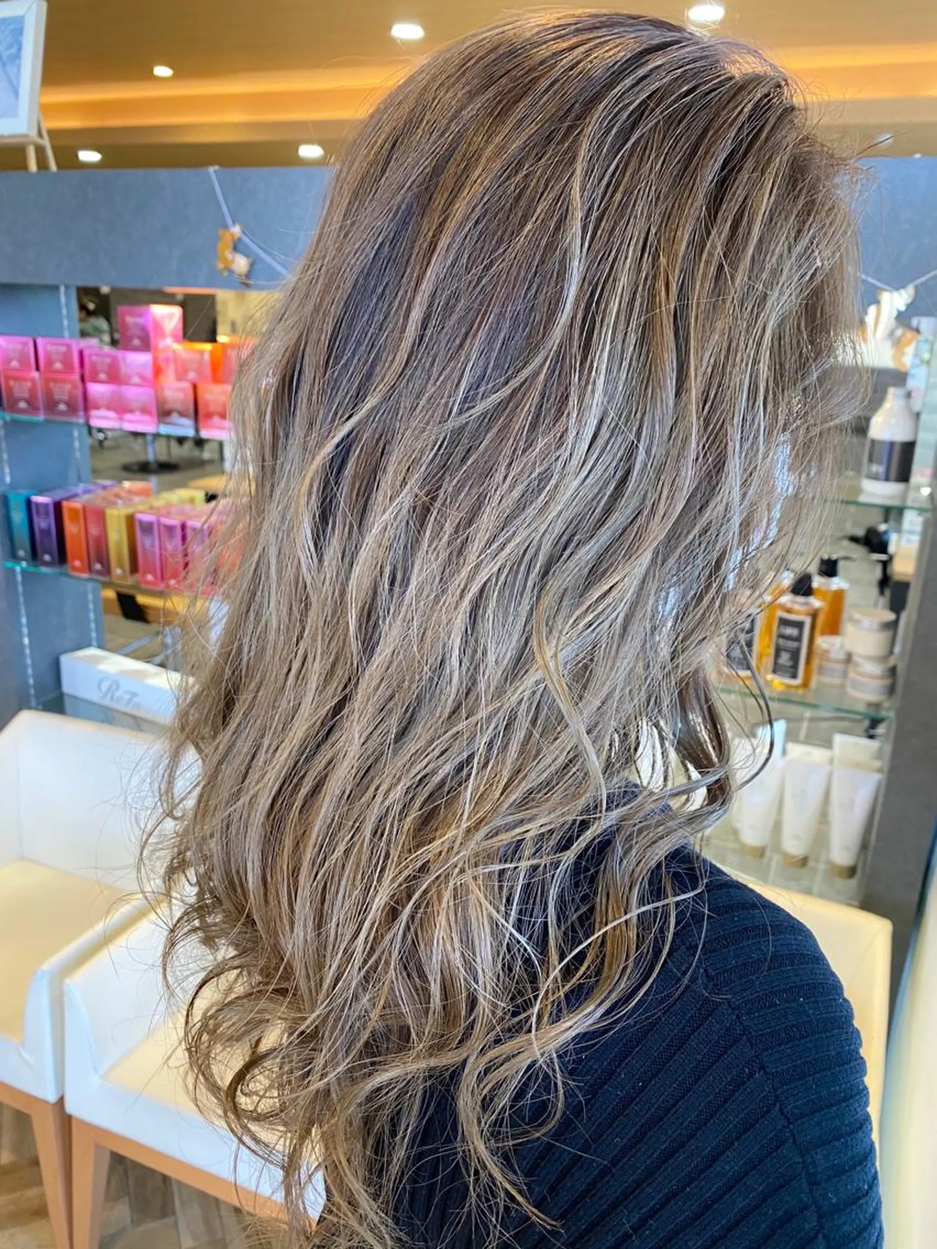 ロング カラー Gain池下 レディースのヘアスタイル