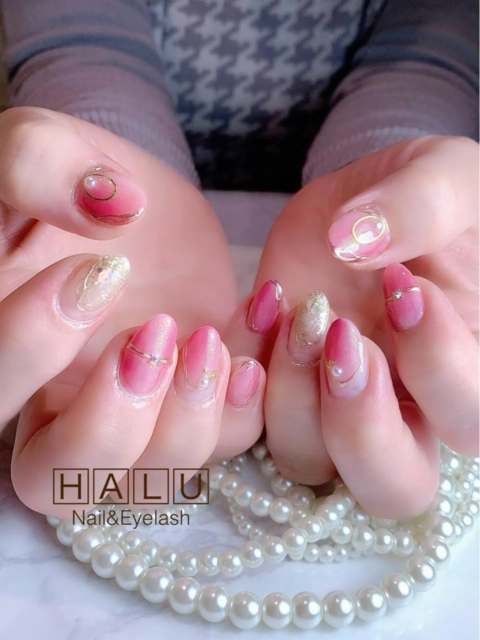 ネイル ニュアンスネイル 春ネイル HALU ハルのネイルデザイン