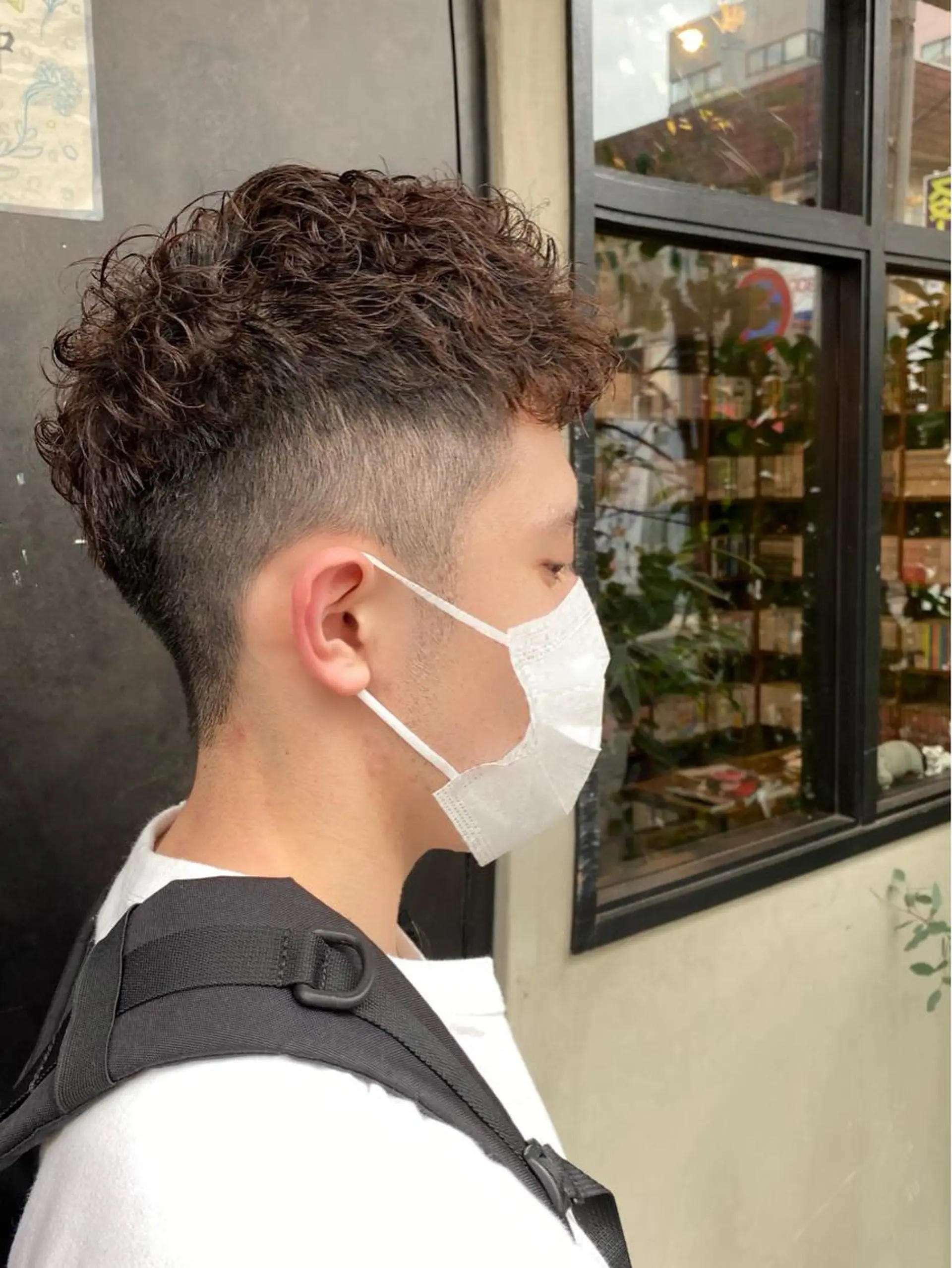 ショート パーマ メンズ メンズパーマ 【扉gate】野崎 英幸のヘアスタイル