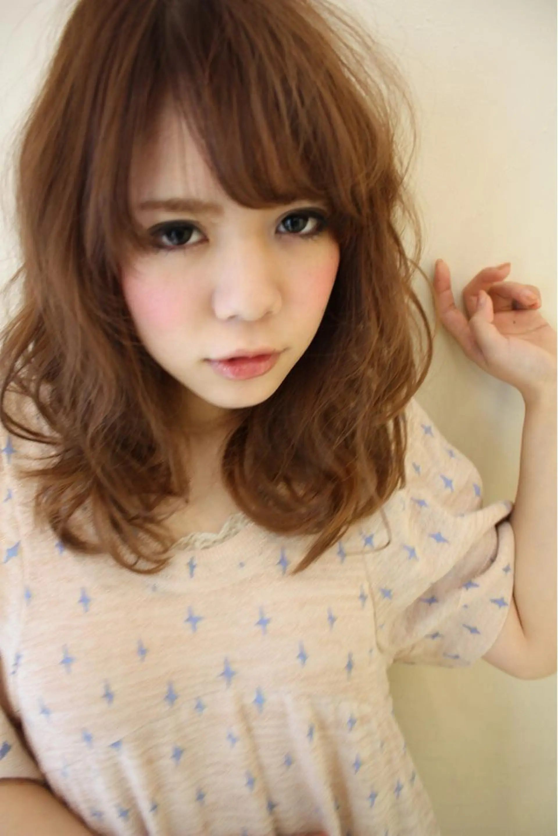 ミディアム カラー アディクシーカラー イルミナカラー くせ毛 髪質改善 縮毛矯正 美容室tuuli 大名店所属・tuuli トゥーリのヘアスタイル