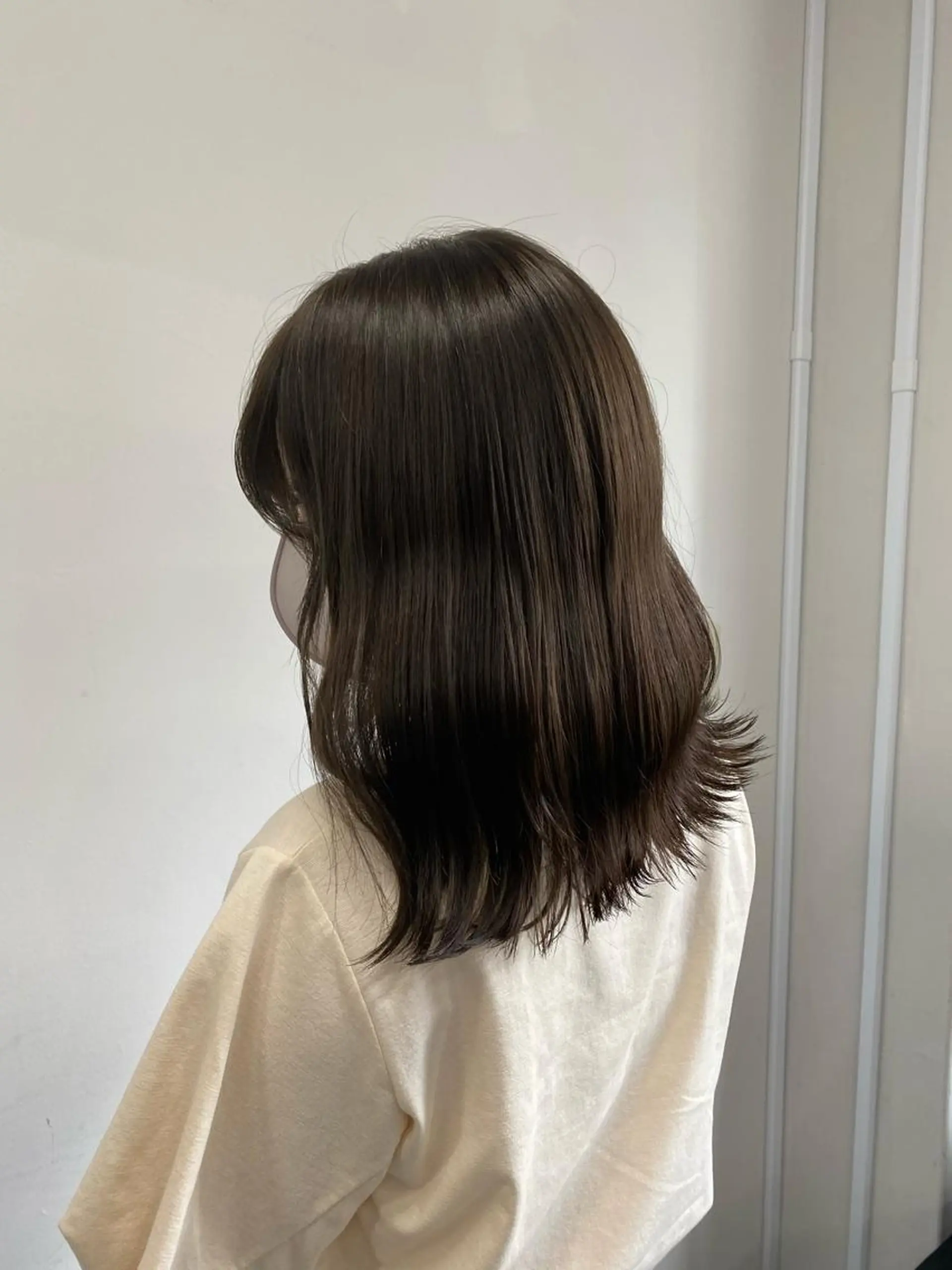 セミロング カラー ヘアアレンジ TRU Shino🦋のマツエク・マツパデザイン
