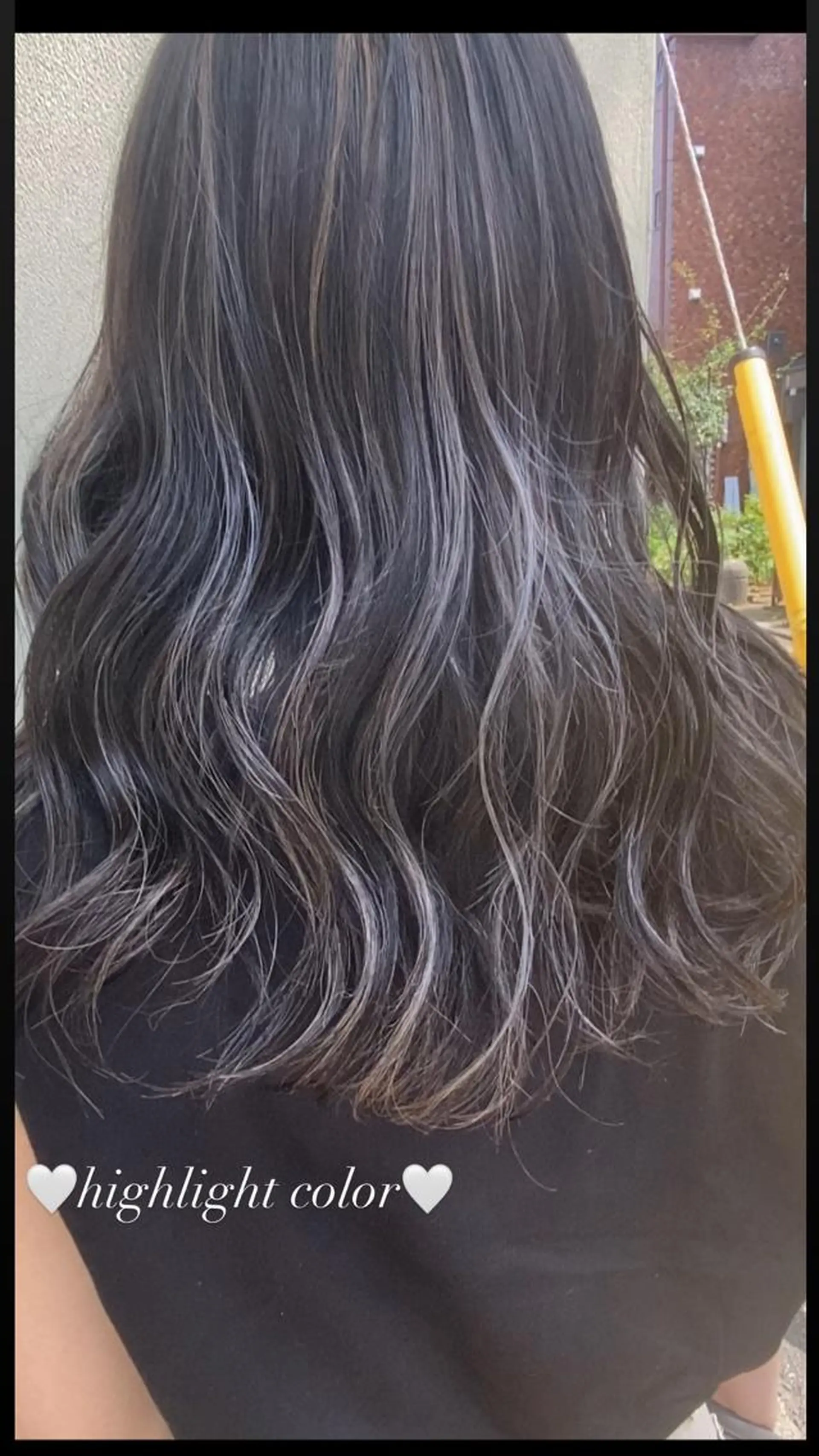 ロング ハイライト 艶カラー/韓国風ヘア 🩵shioneのヘアスタイル