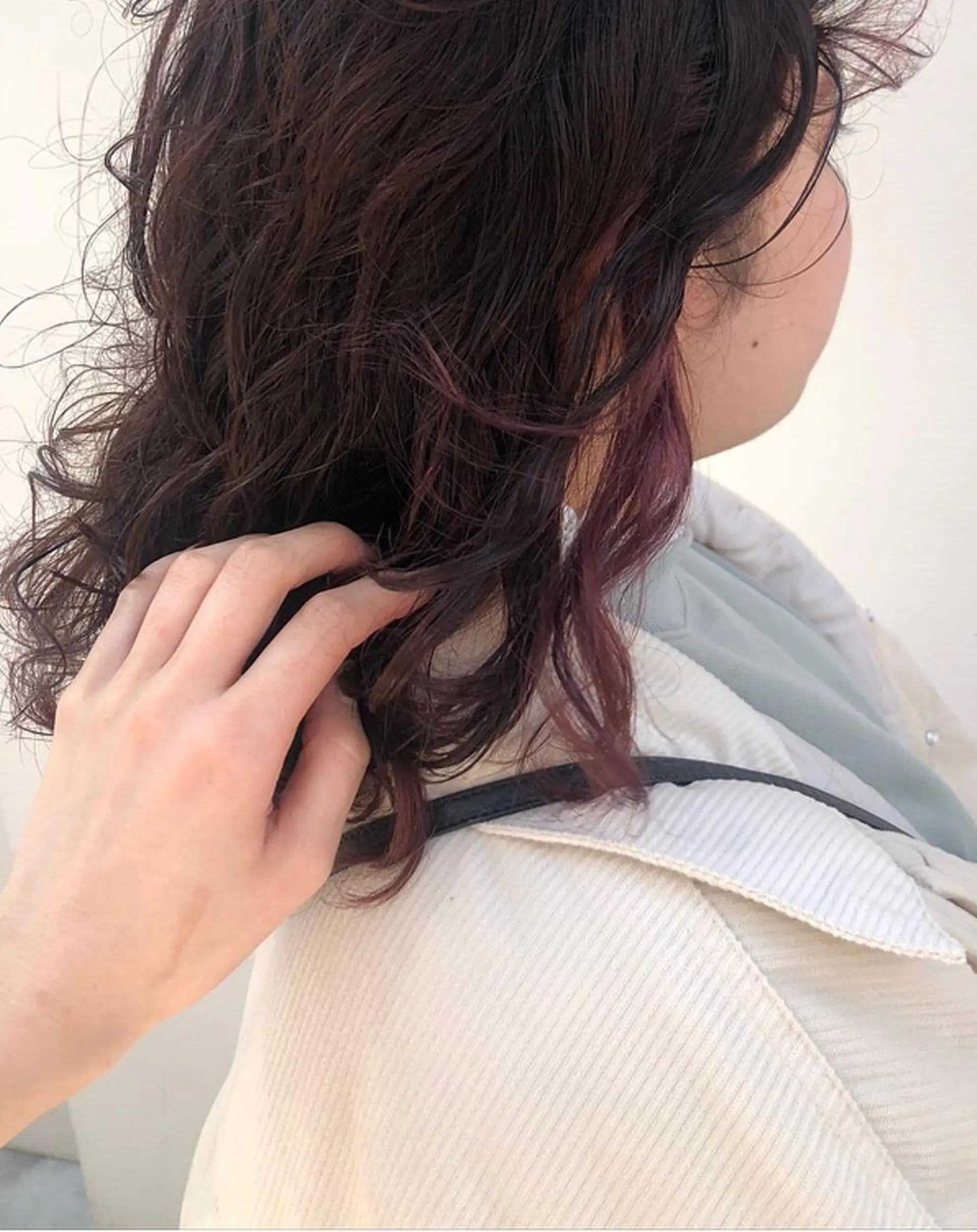 ミディアム カラー ボブ/ミディアム RIONAのヘアスタイル