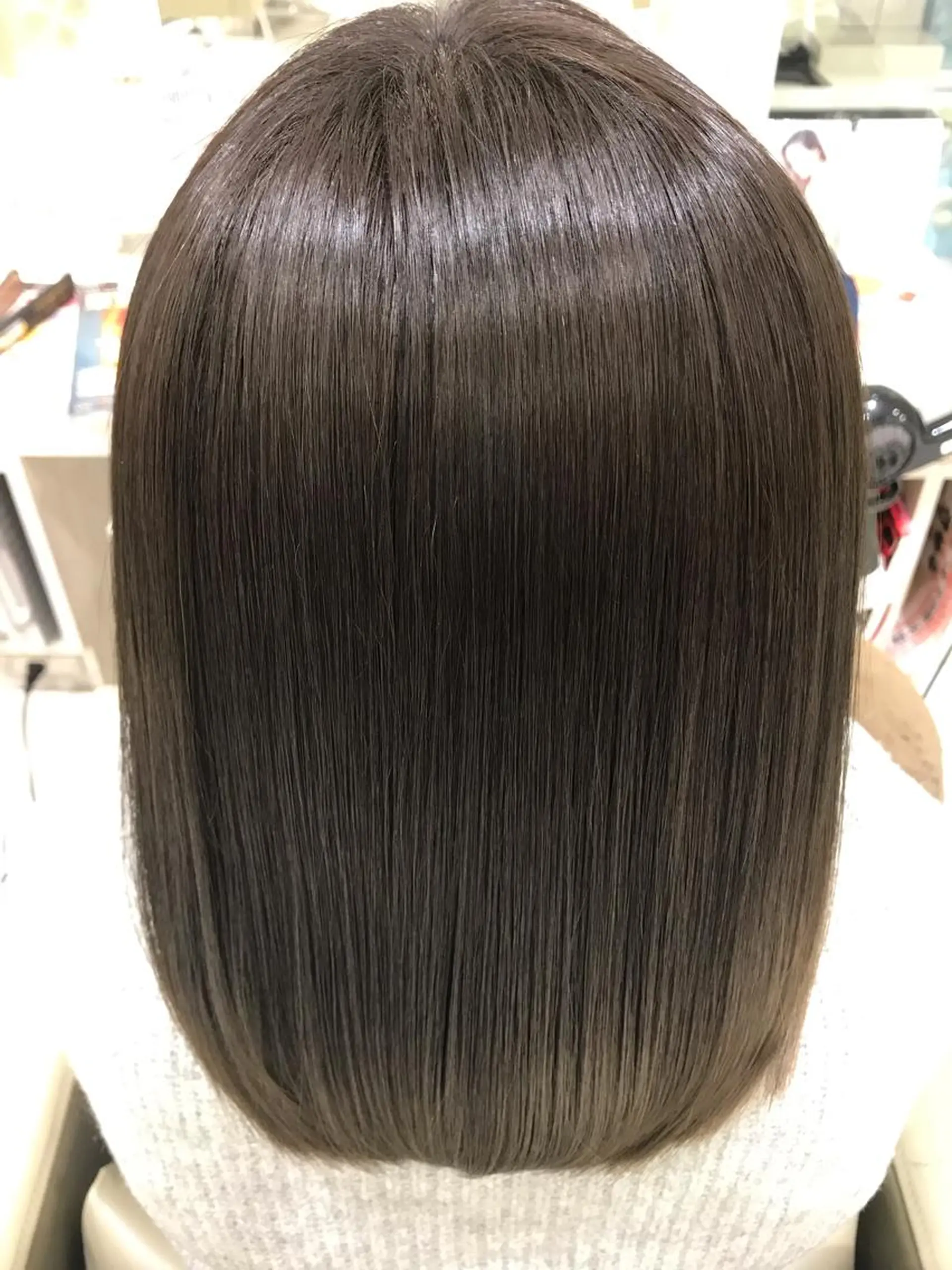 ミディアム くせ毛 縮毛矯正 トリートメント トリートメント 🎗美髪艶髪🫧髪質 改善特化🥇菊地のヘアスタイル