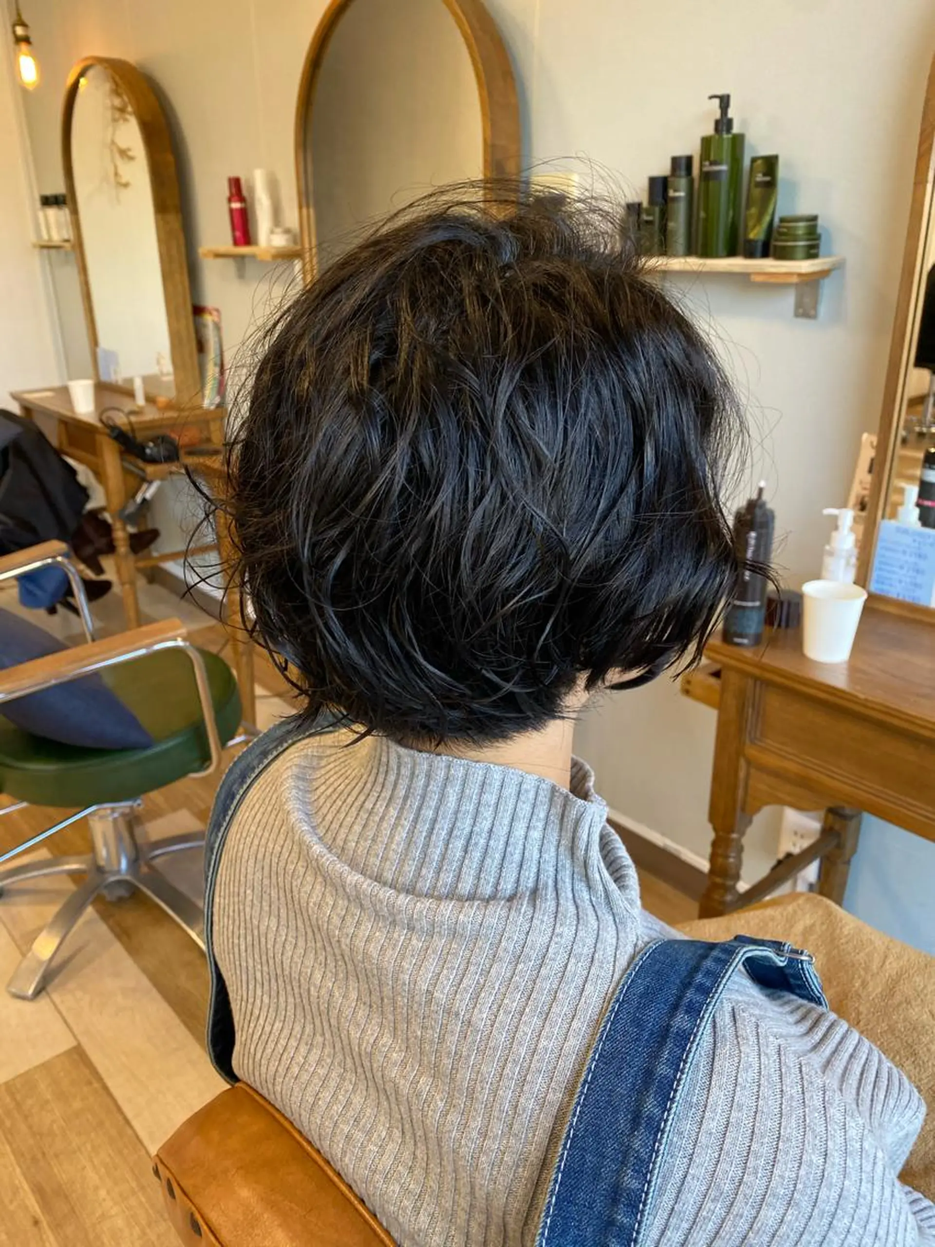 パーマ ku-to 井上　晴日のヘアスタイル