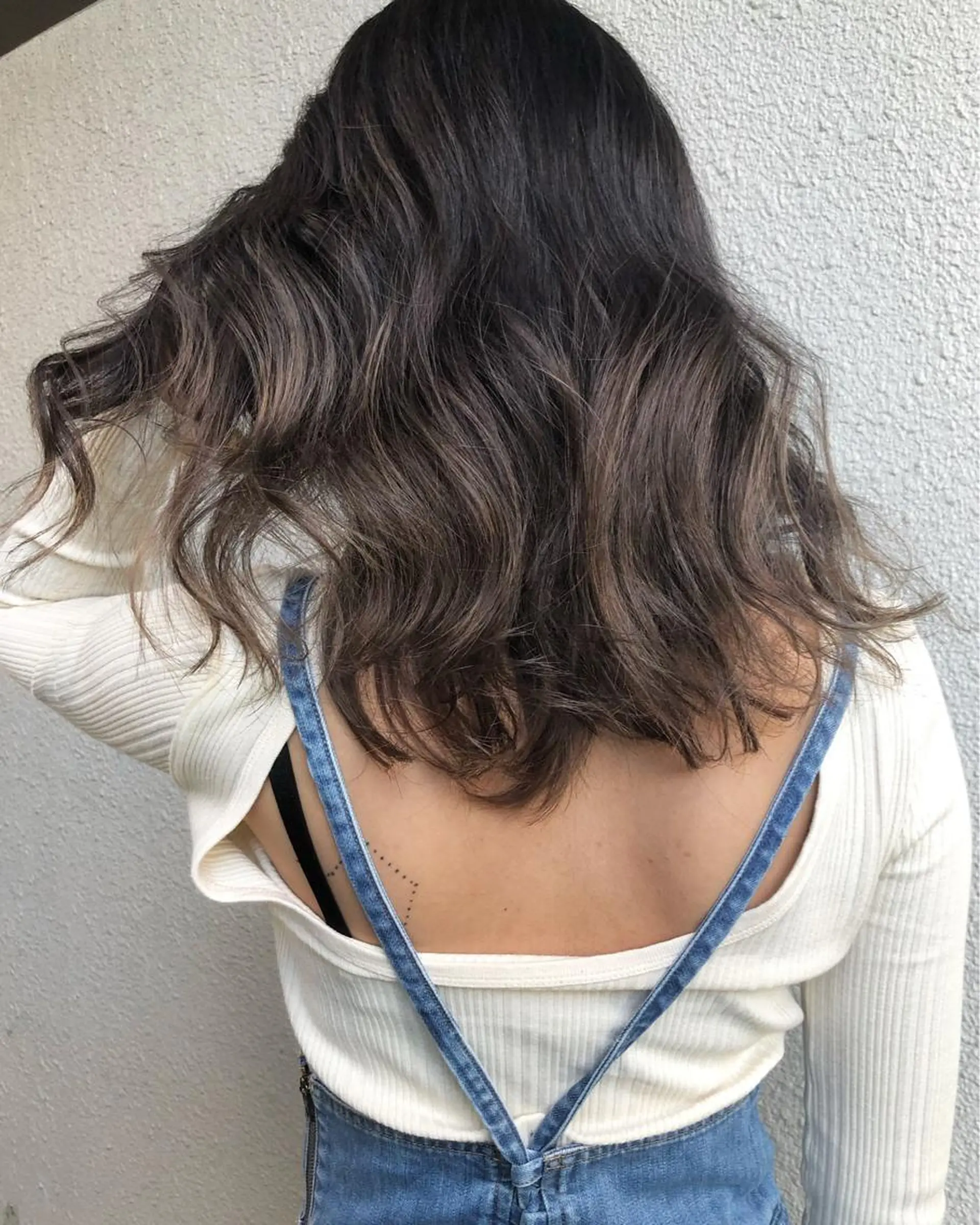 ロング カラー タナカ タクヤのヘアスタイル