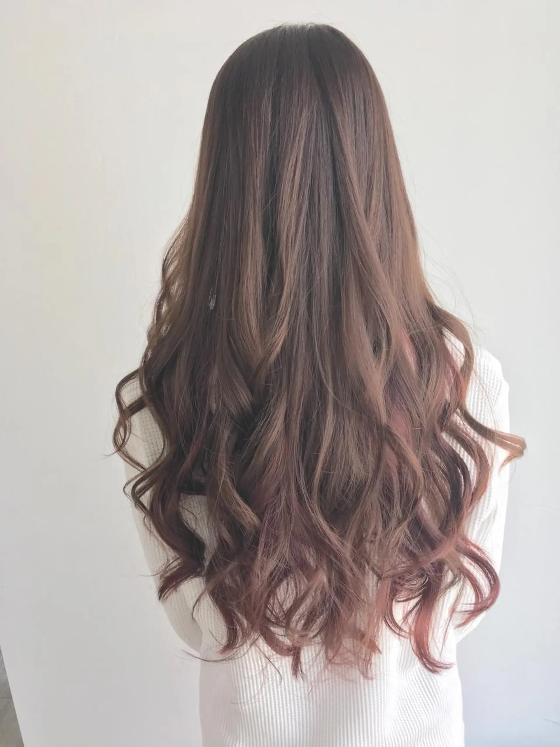 ロング カラー ブリーチ インナーカラー ブリーチなしカラー yoshi ☆のヘアスタイル