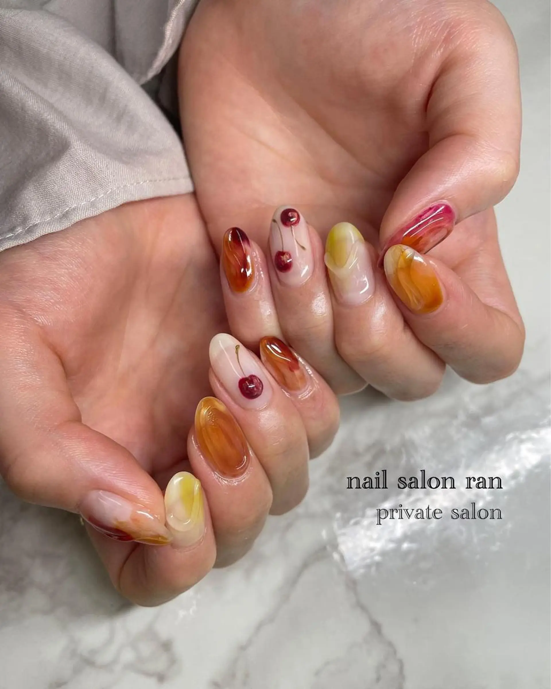 ネイル 持ち込み nailsalon ranのネイルデザイン