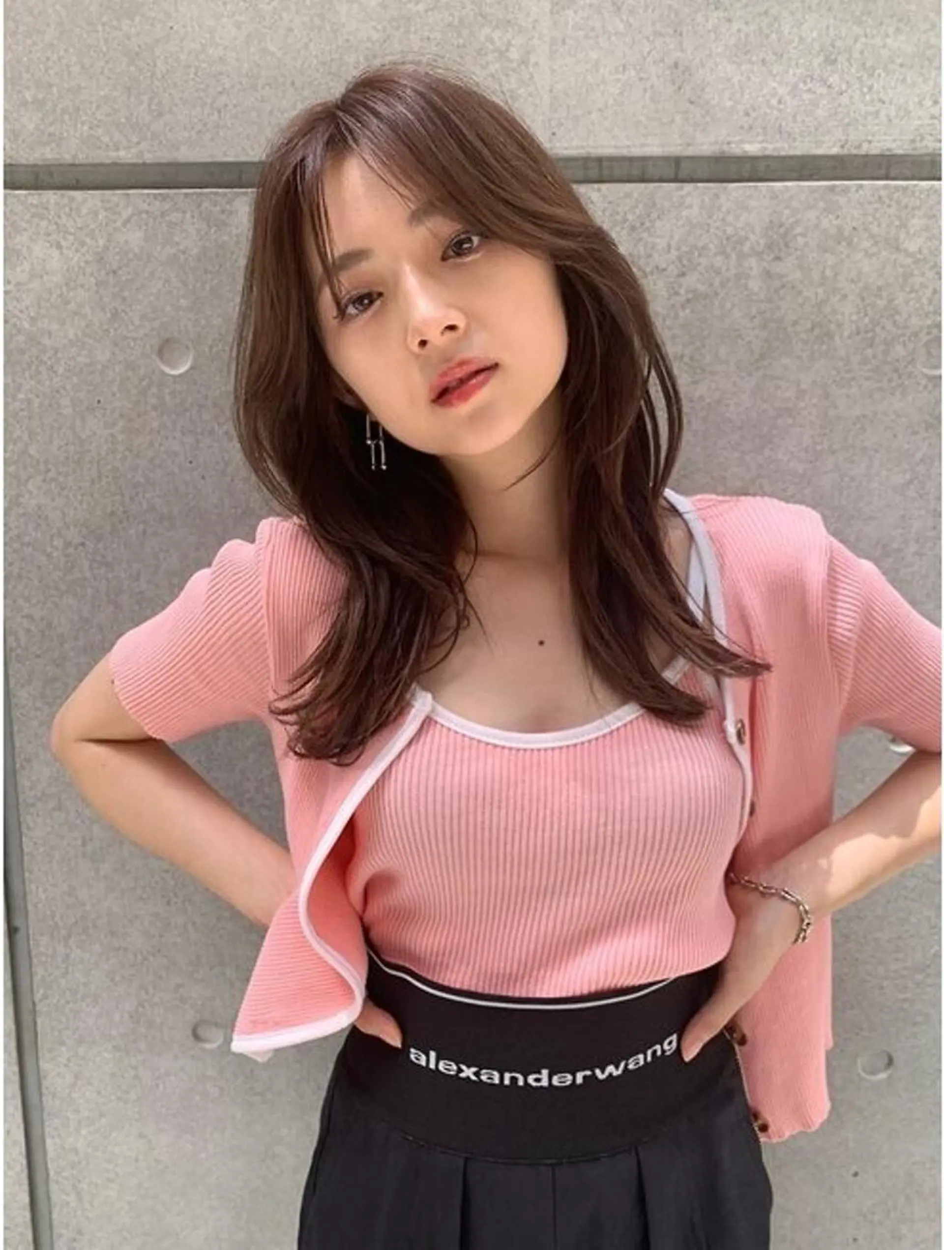 セミロング セミロングパーマ 顔まわりレイヤー 髪質改善 韓国風ヘア レイヤーカット カット 髪質改善🇰🇷レイ ヤーカット/艶透明髪のヘアスタイル