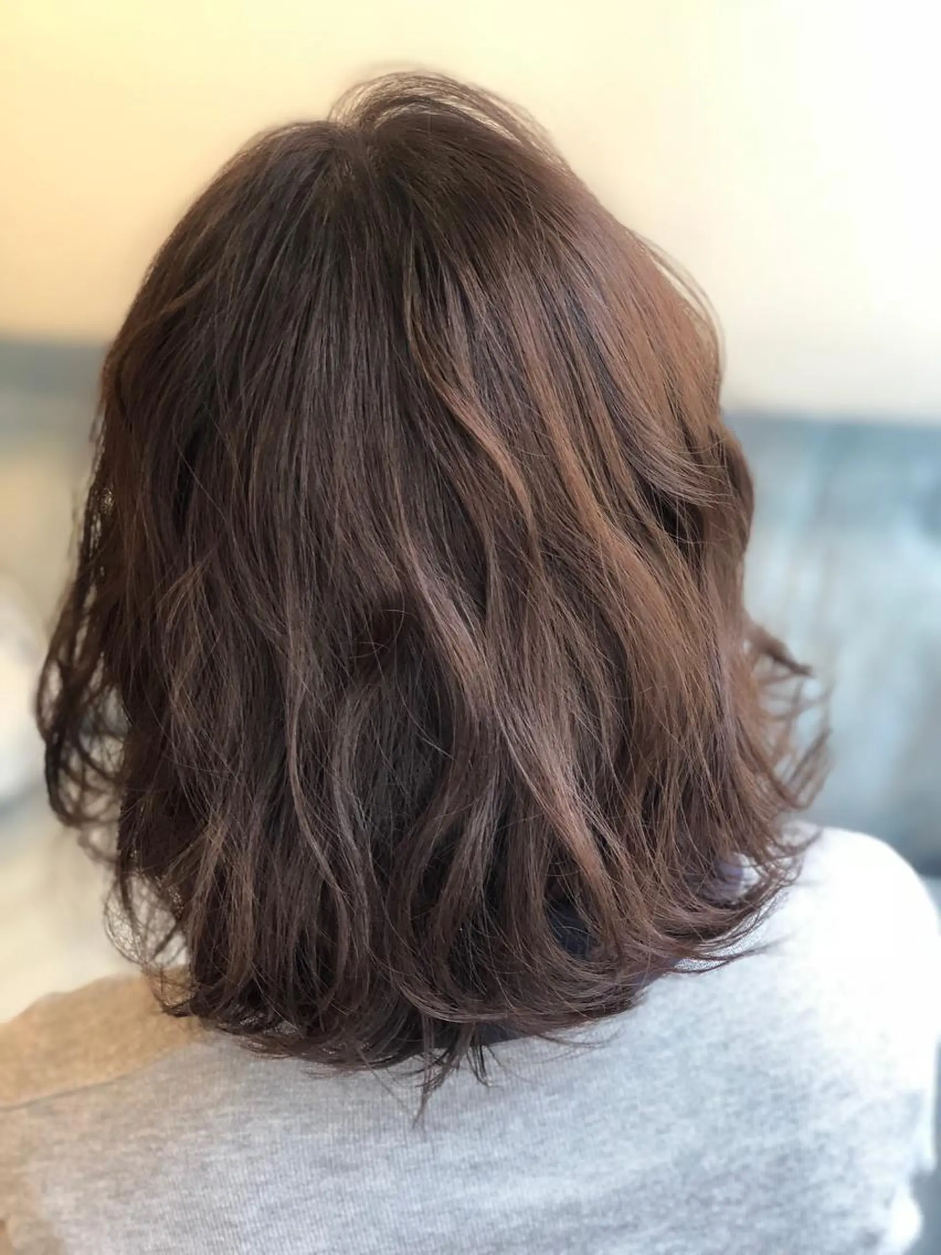 ミディアム アッシュ カット ヘアカラー トリートメント ⭐️店長　藤野 正博⭐️のヘアスタイル