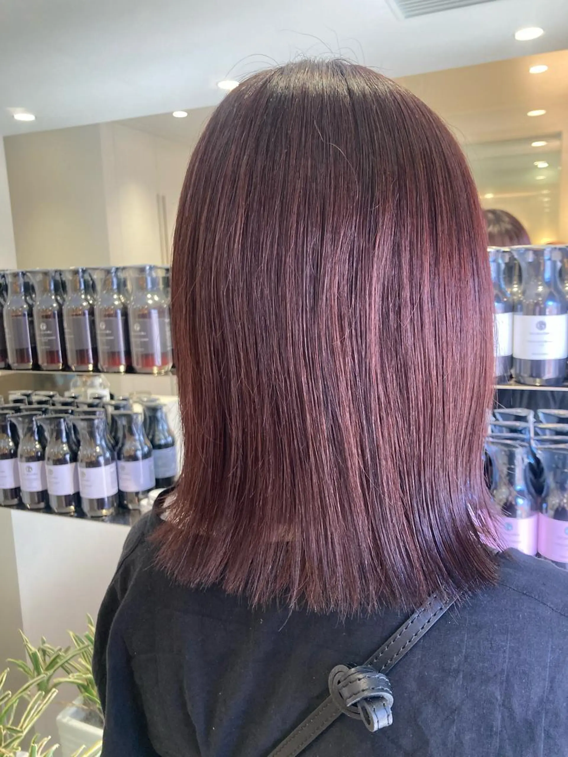 ミディアム カラー ヘアアレンジ ヘアカラー トリートメント ヘッドスパ ヘアセット オリーブ透明感カラー 表参道/MIKUのヘアスタイル