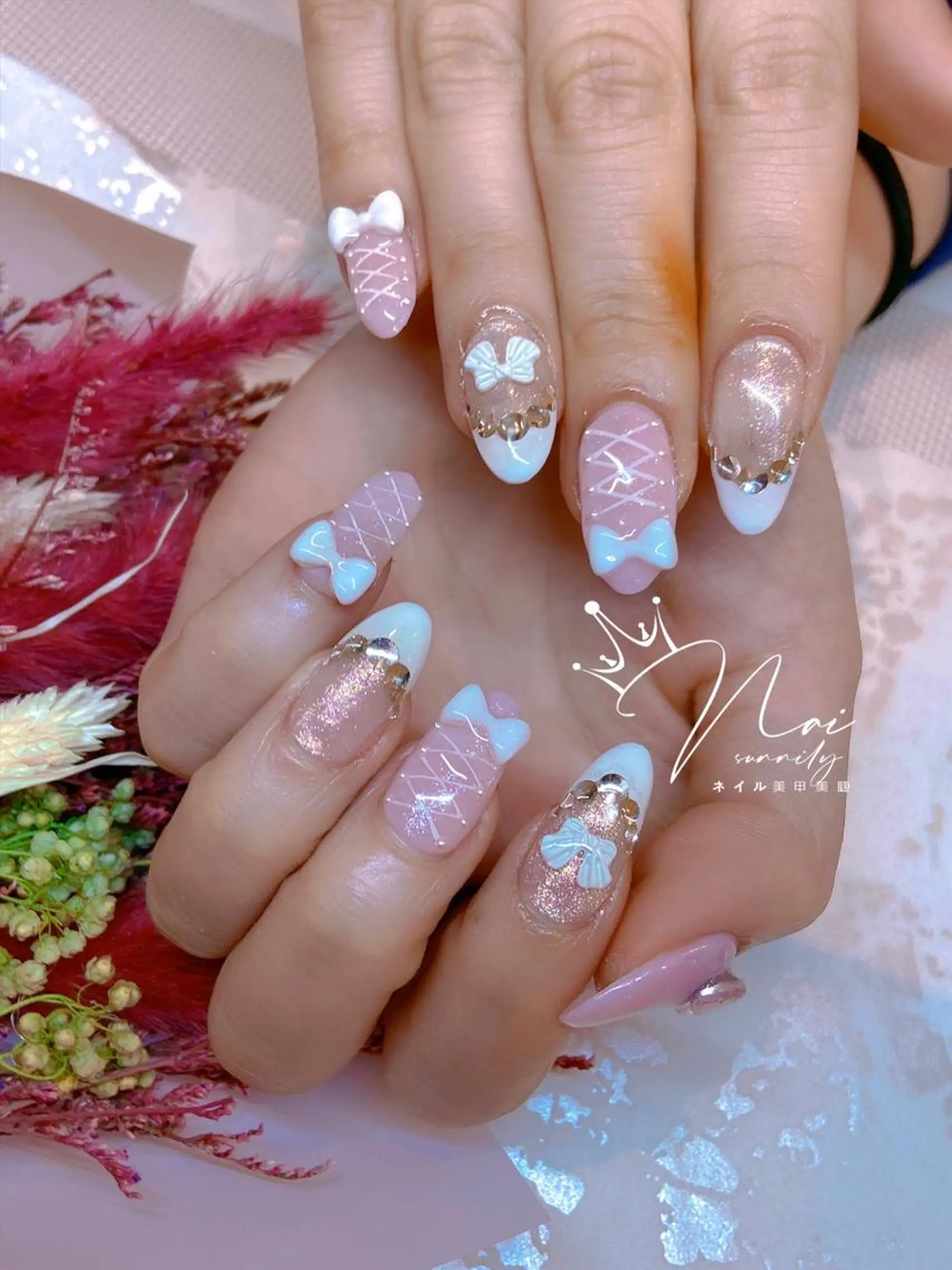 ネイル 長さだし専門店 M2　rikaのネイルデザイン