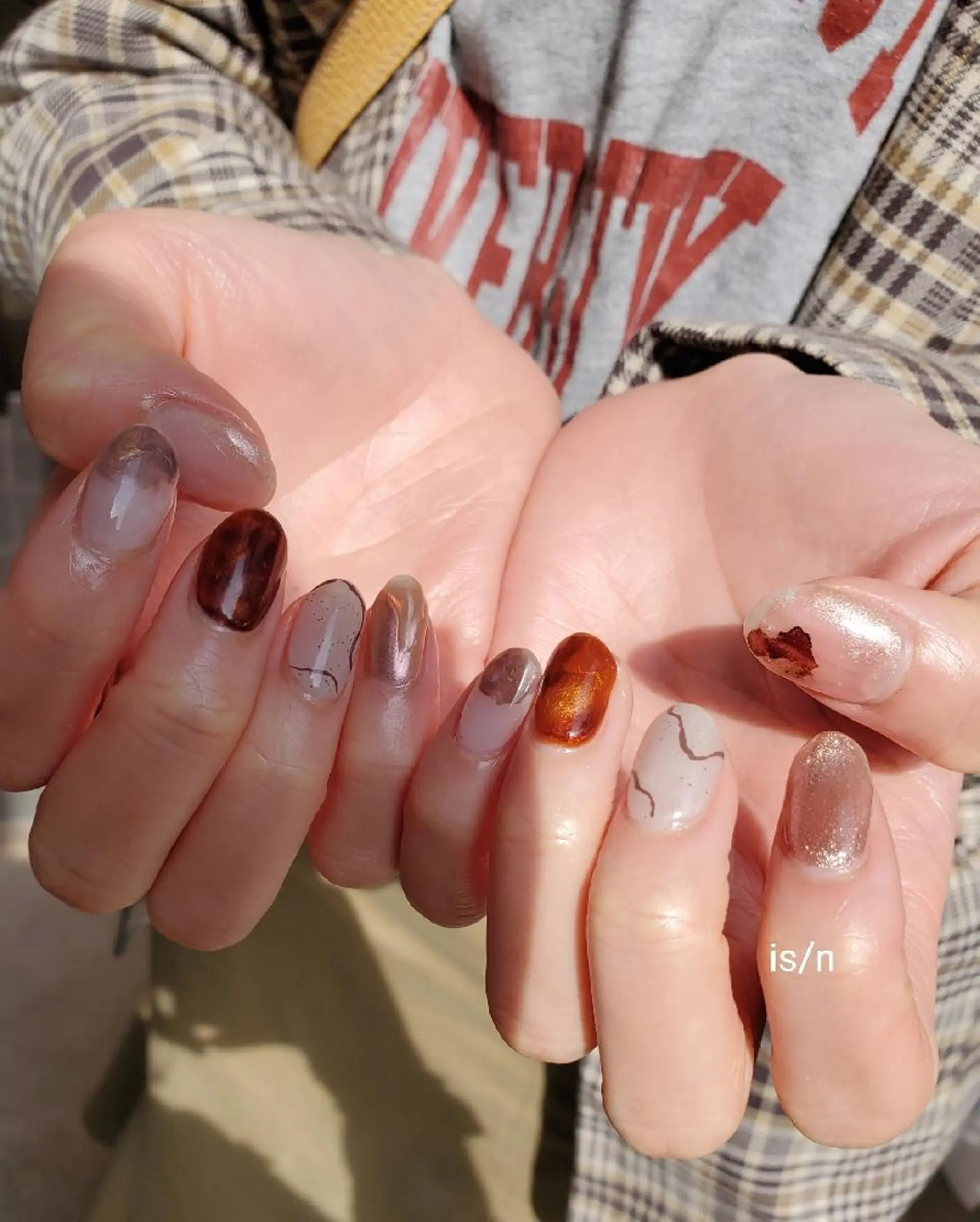 ネイル ハンドネイル 店長 佐藤のネイルデザイン