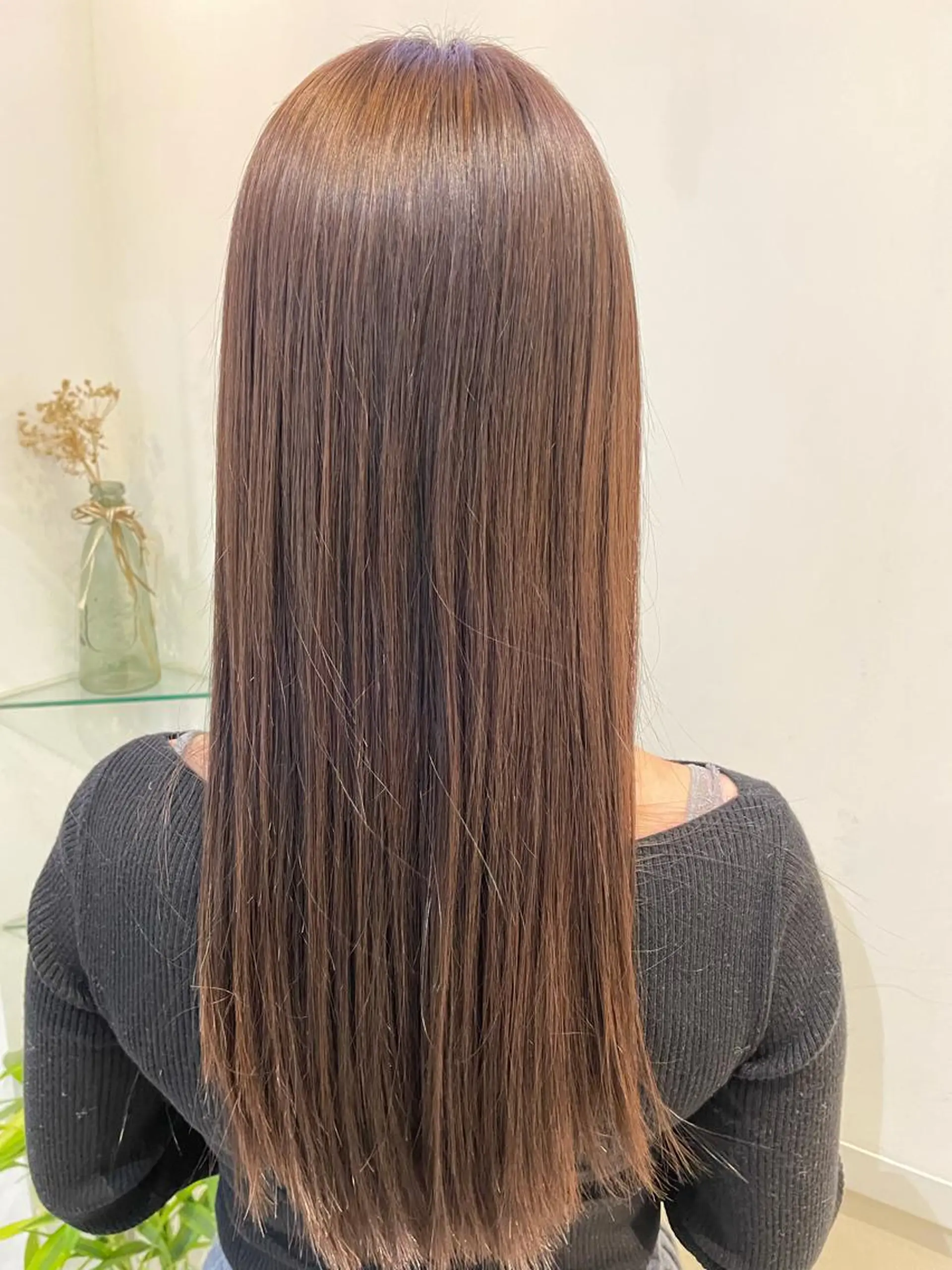 カラー 髪質改善カラー🤍 エクステ✨君島由実子のヘアスタイル