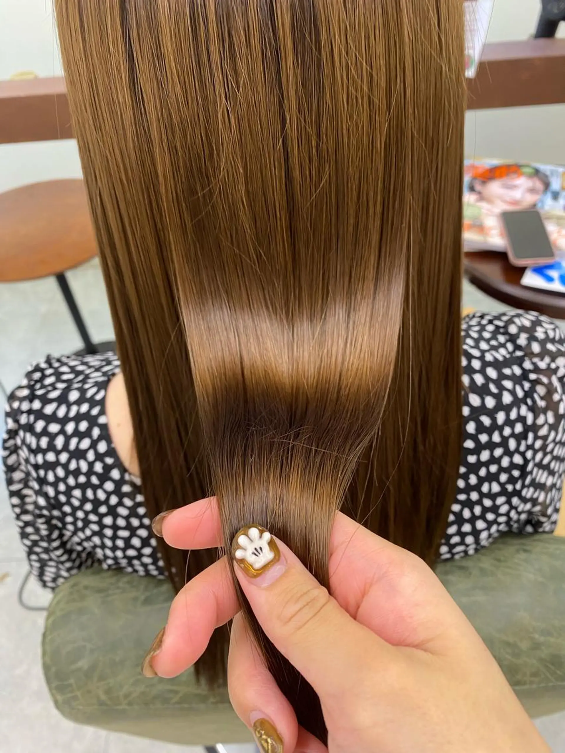 ロング トリートメント 酸熱トリートメント Number CHIHIROのヘアスタイル