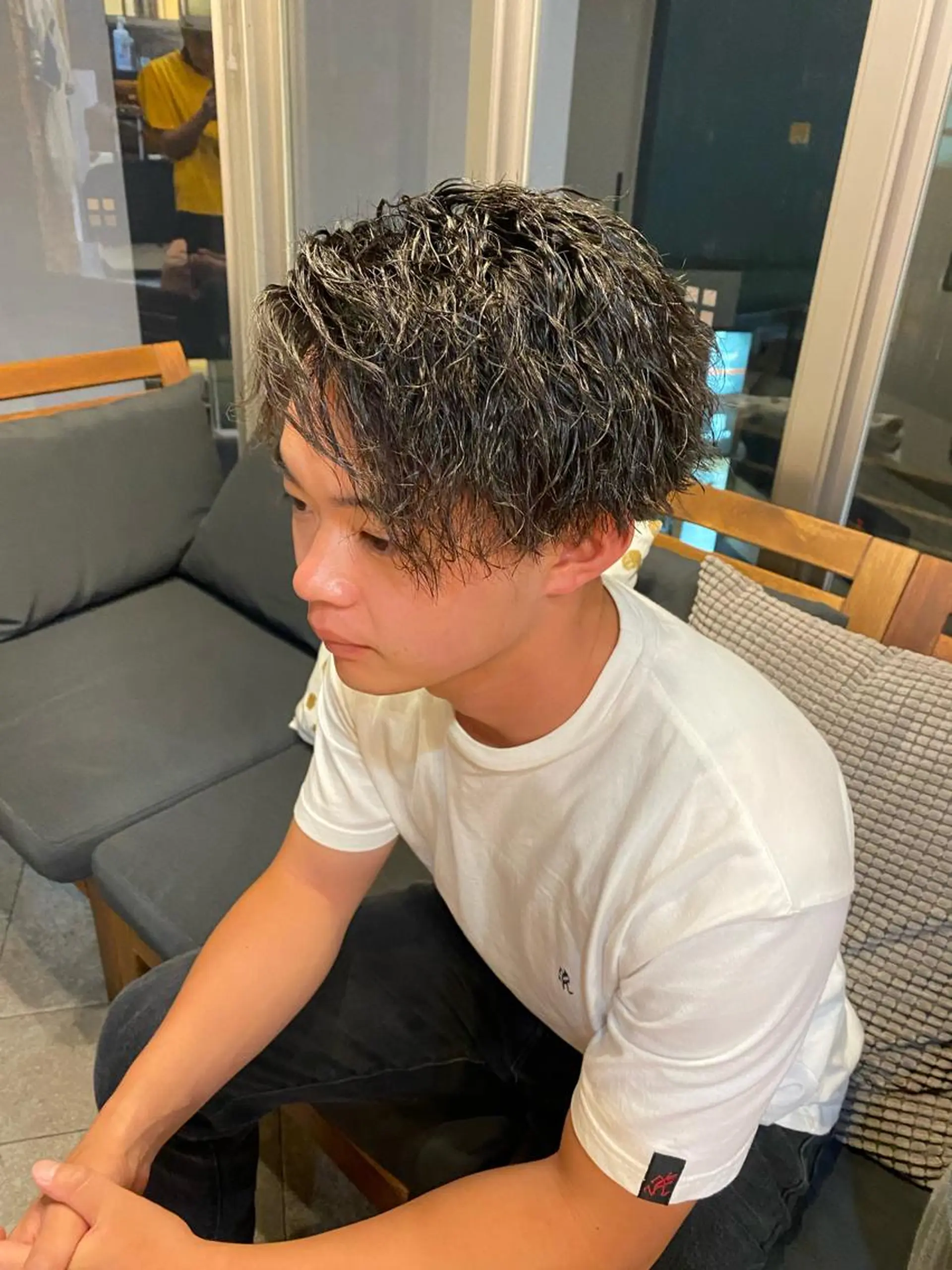 パーマ ヘアアレンジ メンズ men'slapis YUTOのヘアスタイル