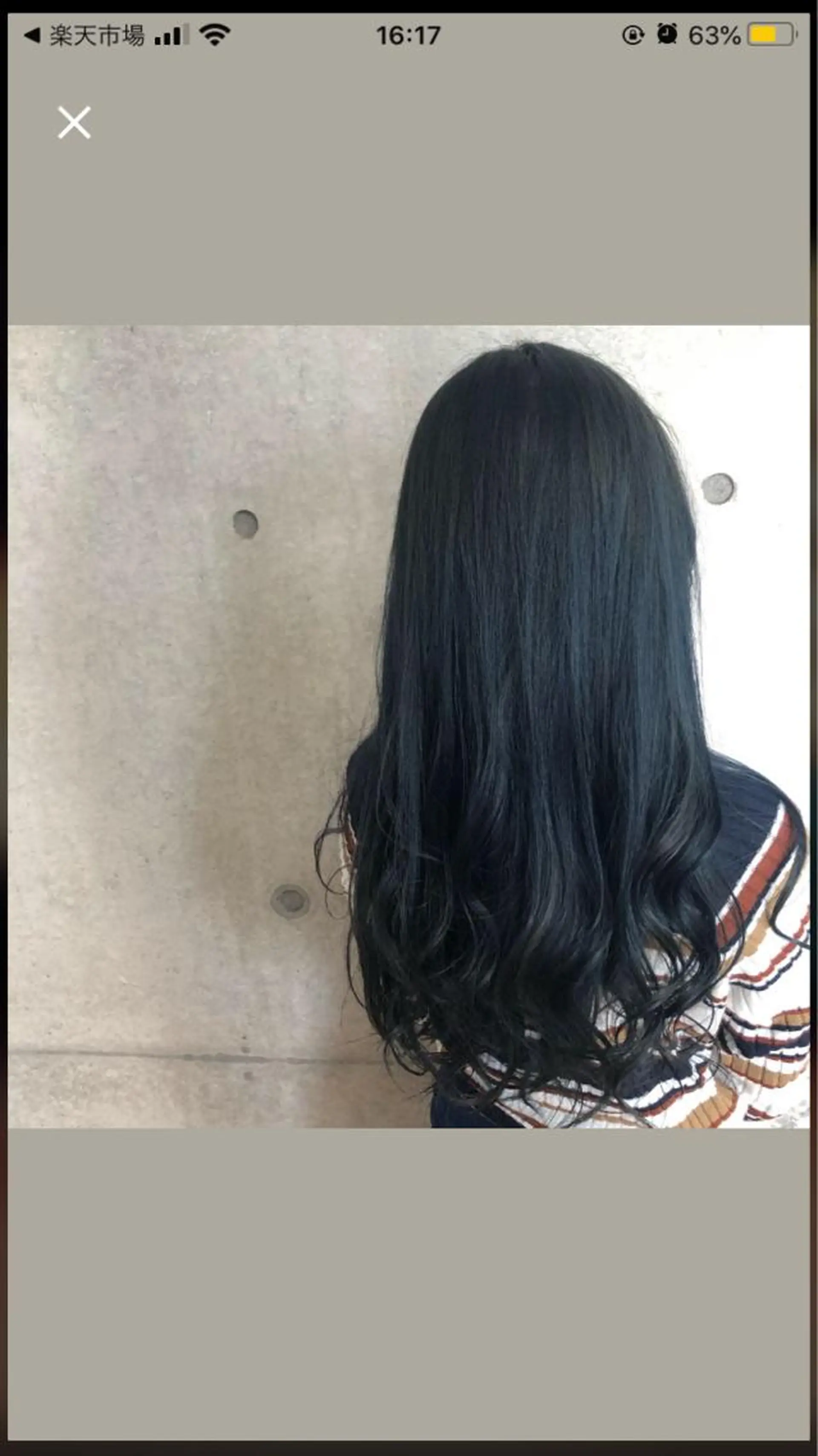 ロング カラー ブリーチ ネイビーカラー ヘアカラー nagisa /縮毛矯正のヘアスタイル