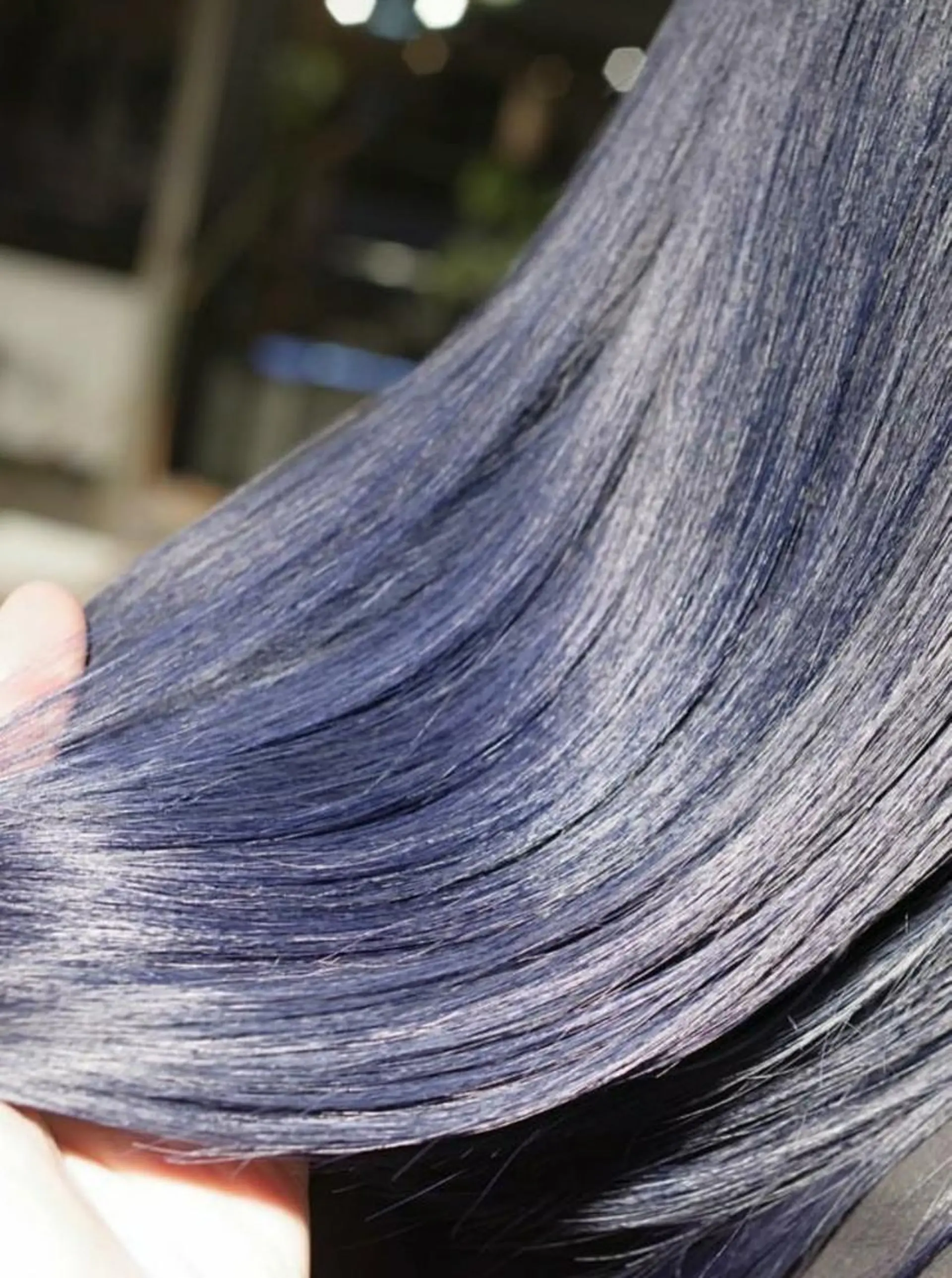 セミロング カラー ブリーチ ネイビーカラー Babylon所属・畑中秀平💛艶髪💜 Babylon 代表のヘアスタイル