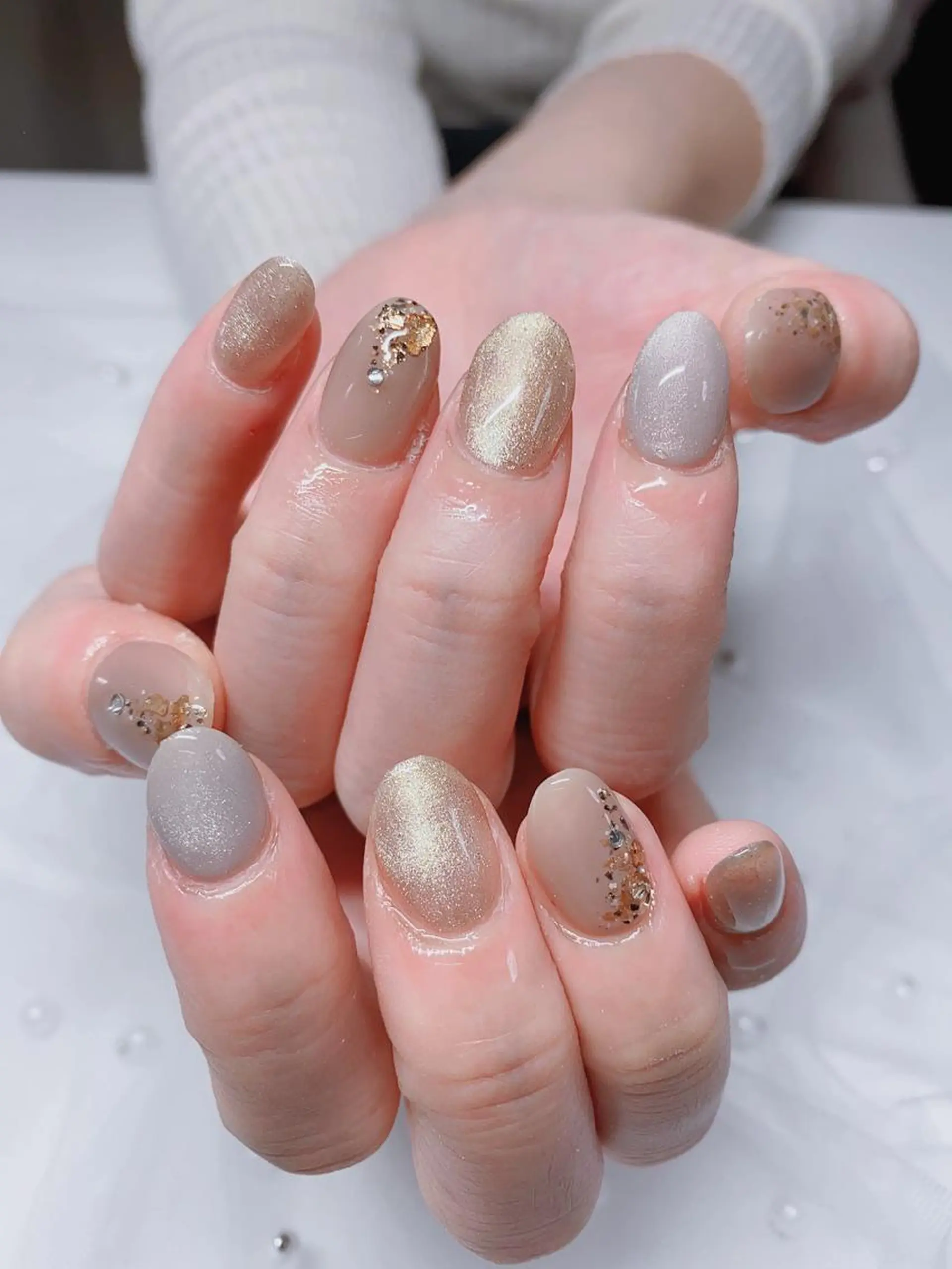ネイル アートネイル ラメ(グリッター) Jasmine nailsalon所属・ジャスミン ネイルサロンのネイルデザイン