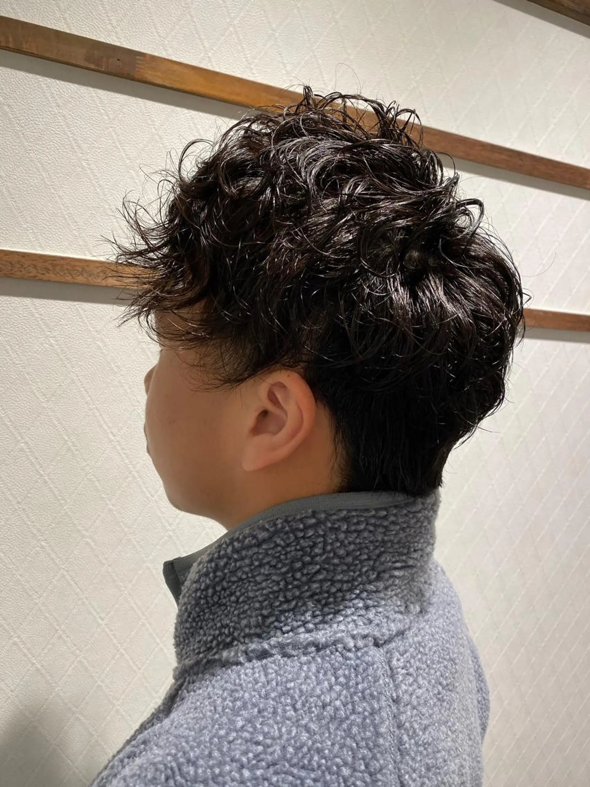 メンズ カット パーマ トリートメント 美容師っぽくないけど 上手いんだなぁ🐭のヘアスタイル