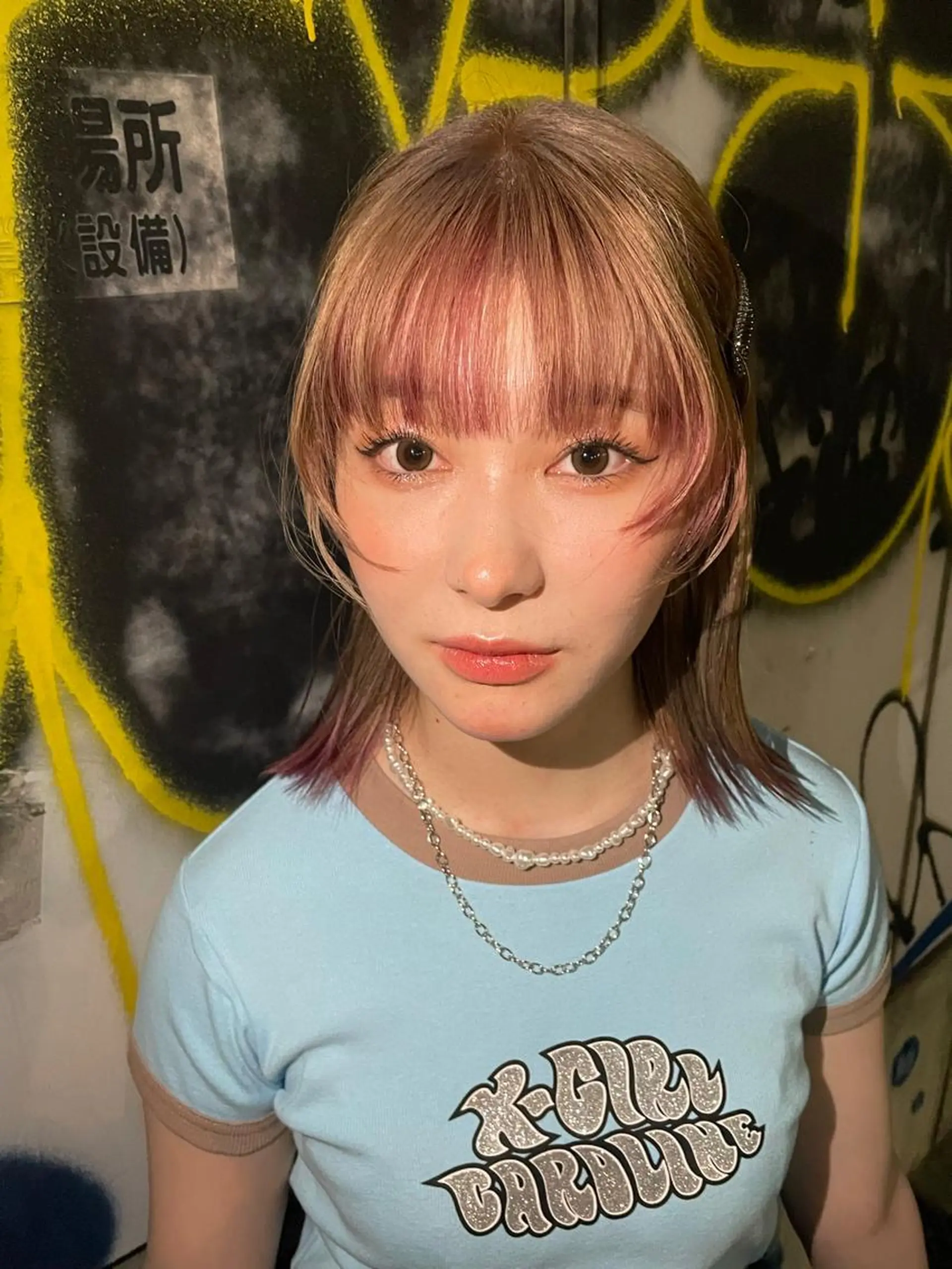 ミディアム カラー 博多ブリーチ /Ririkaのヘアスタイル