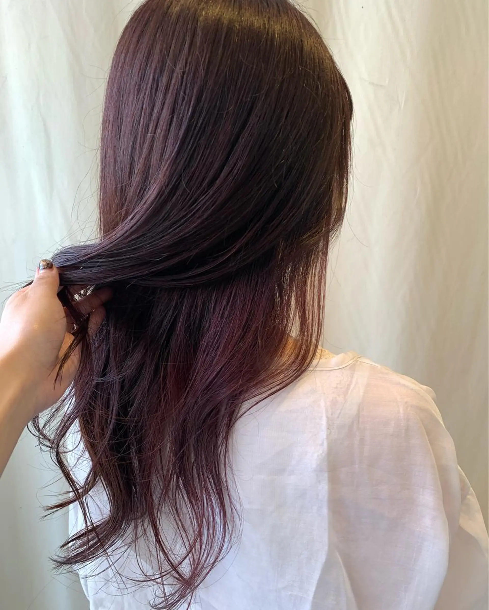 ロング カラー ✄折橋 彩花🐶🍑のヘアスタイル