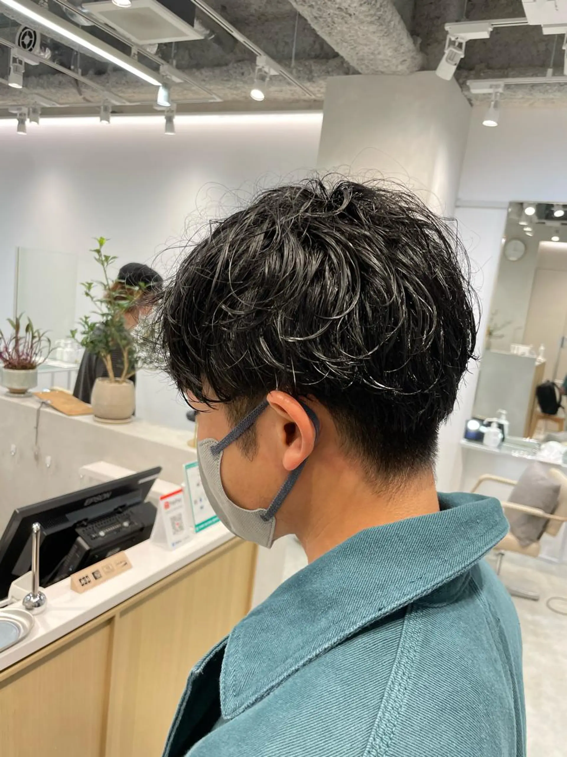 メンズ メンズパーマ レイヤーカット Kinoのヘアスタイル